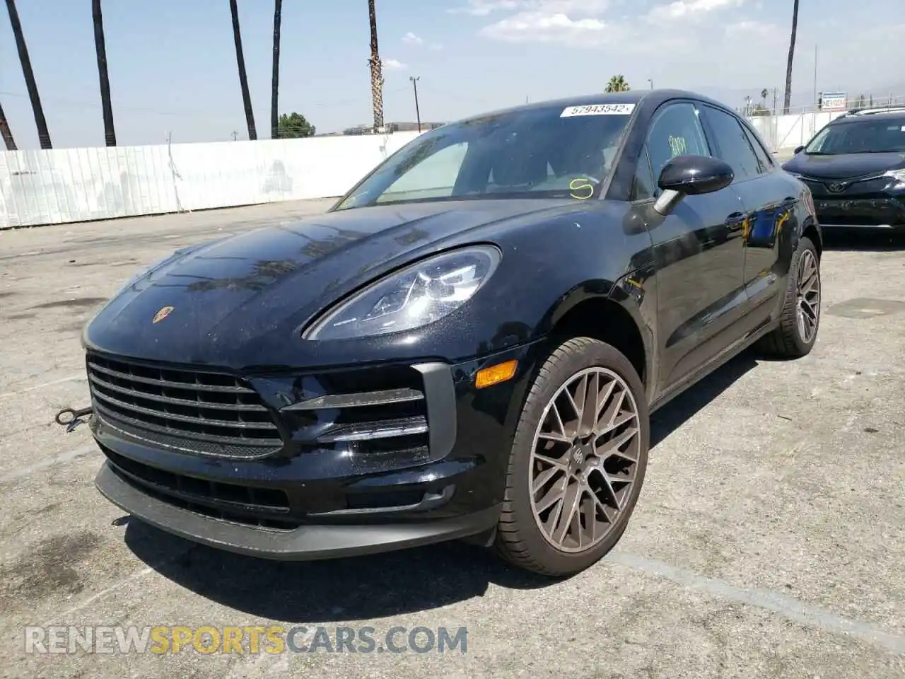 2 Photograph of a damaged car WP1AB2A53MLB37229 PORSCHE MACAN 2021