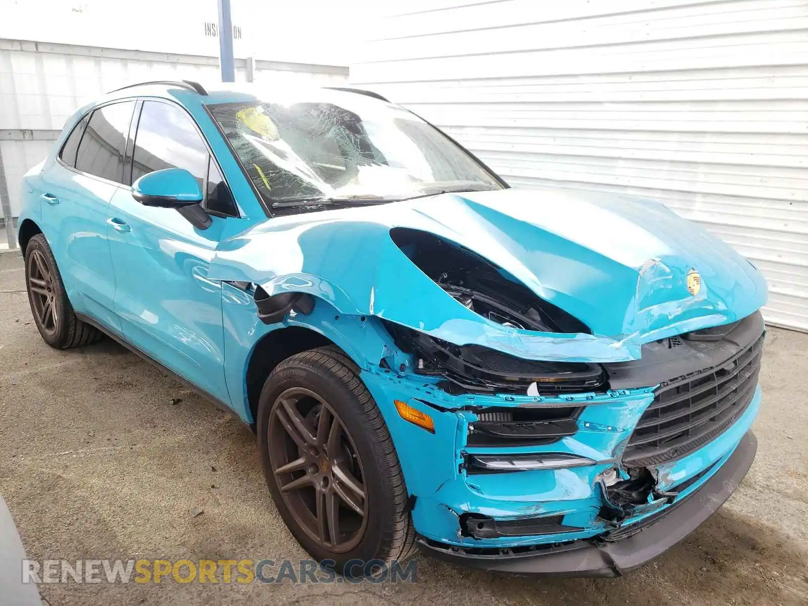 1 Photograph of a damaged car WP1AB2A55MLB30539 PORSCHE MACAN 2021