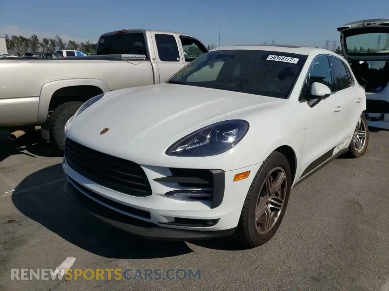 2 Photograph of a damaged car WP1AB2A55MLB35725 PORSCHE MACAN 2021