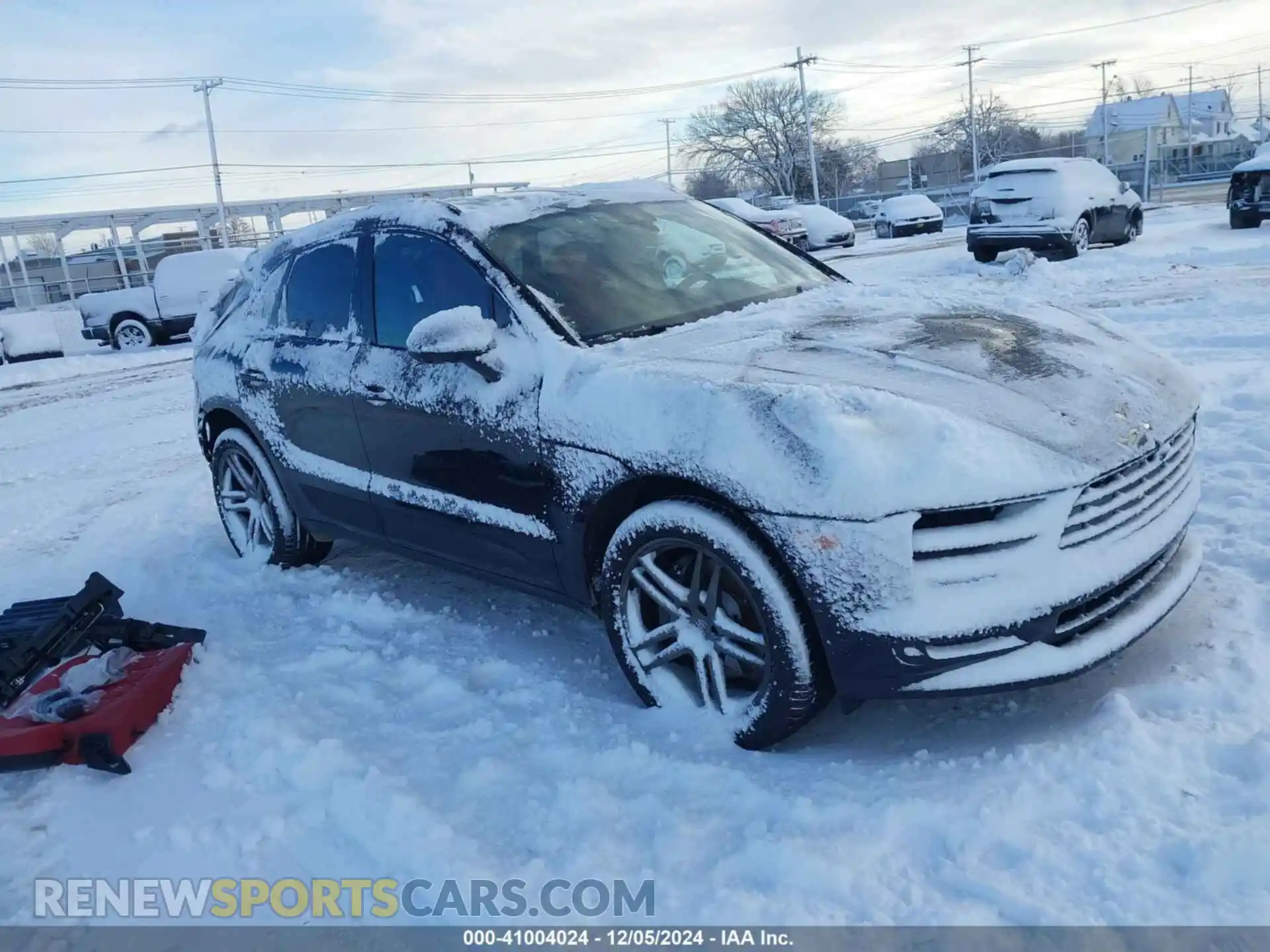 1 Photograph of a damaged car WP1AB2A56MLB31053 PORSCHE MACAN 2021