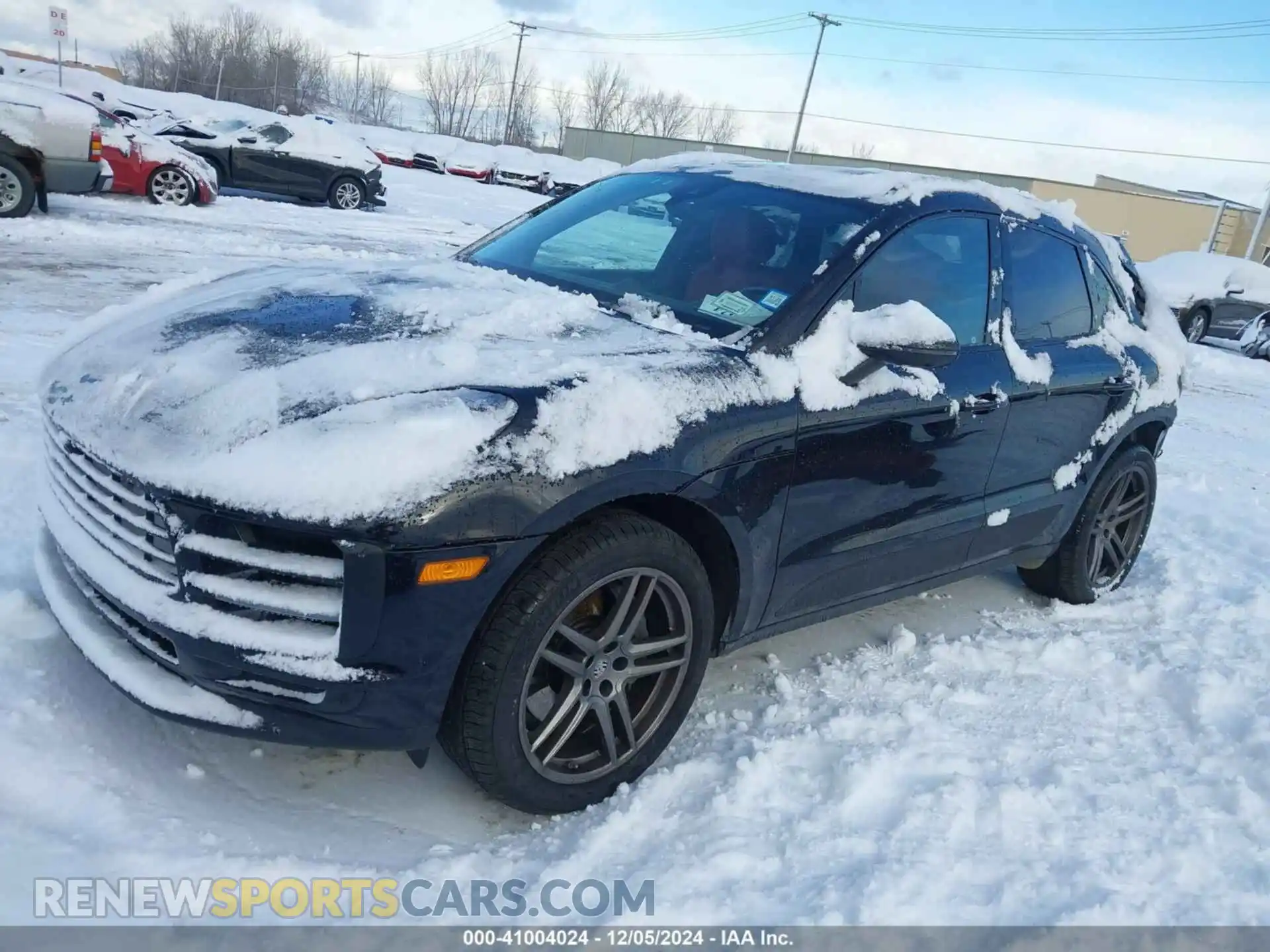 2 Photograph of a damaged car WP1AB2A56MLB31053 PORSCHE MACAN 2021