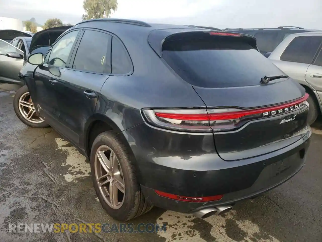 3 Фотография поврежденного автомобиля WP1AB2A56MLB35572 PORSCHE MACAN 2021