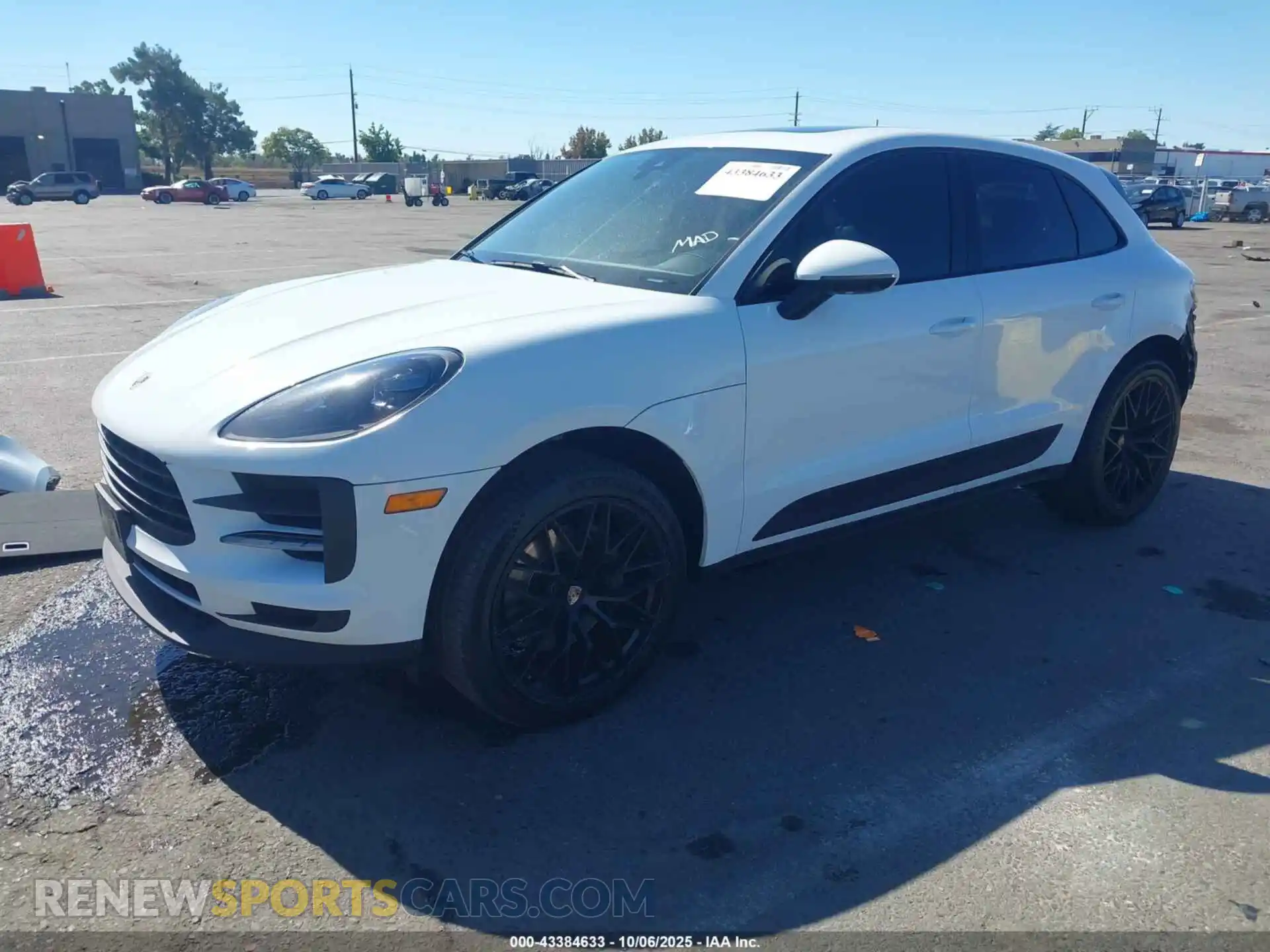 2 Photograph of a damaged car WP1AB2A57MLB30171 PORSCHE MACAN 2021