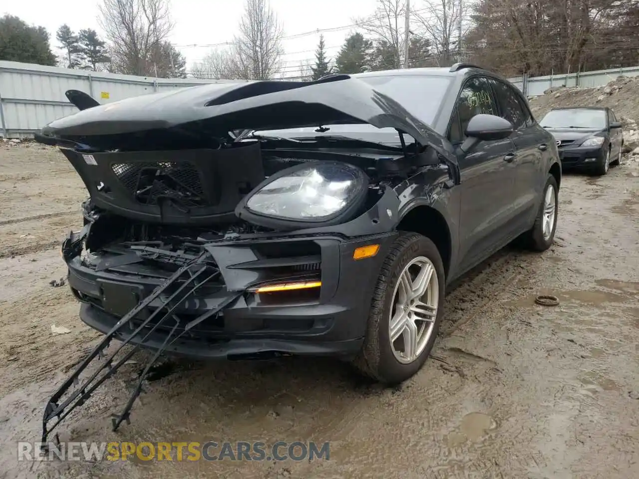 2 Photograph of a damaged car WP1AB2A57MLB30655 PORSCHE MACAN 2021