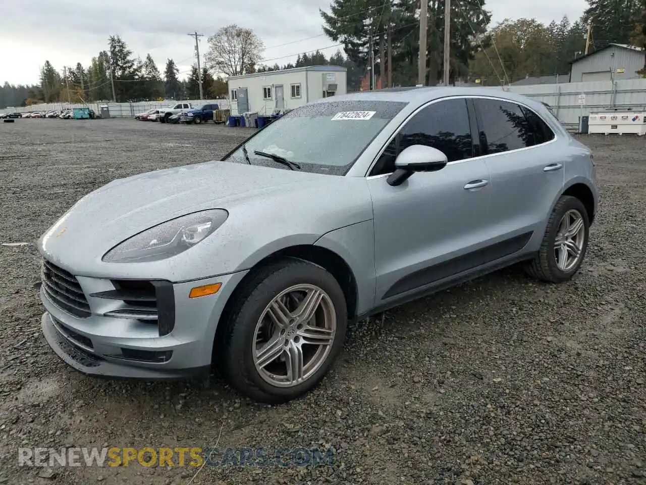 1 Photograph of a damaged car WP1AB2A57MLB35290 PORSCHE MACAN 2021