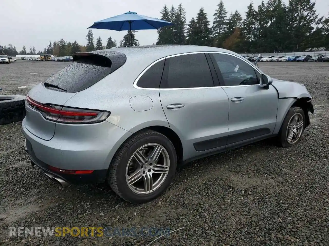 3 Photograph of a damaged car WP1AB2A57MLB35290 PORSCHE MACAN 2021