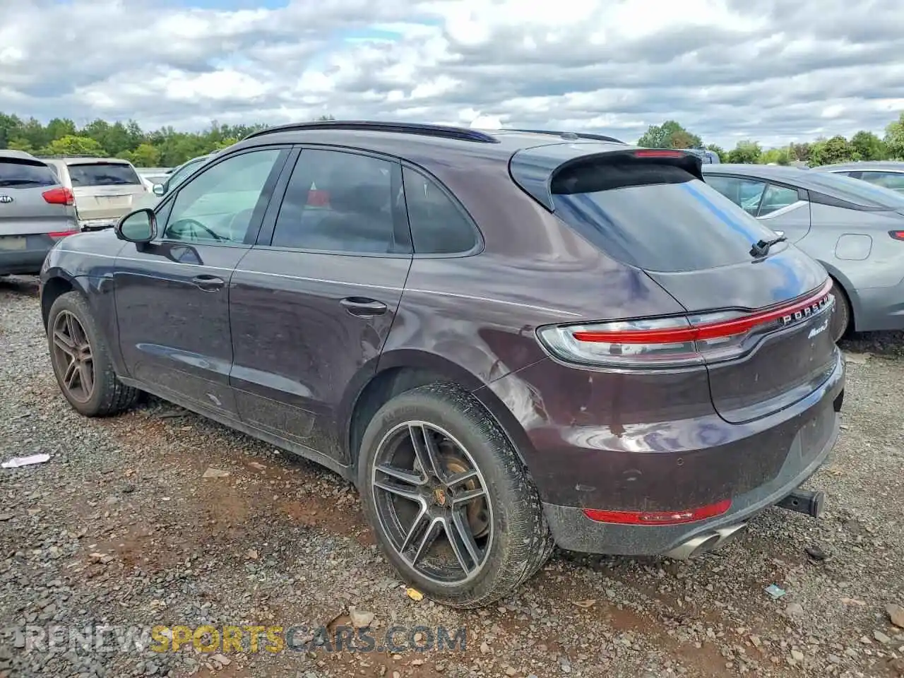 2 Photograph of a damaged car WP1AB2A58MLB32298 PORSCHE MACAN 2021