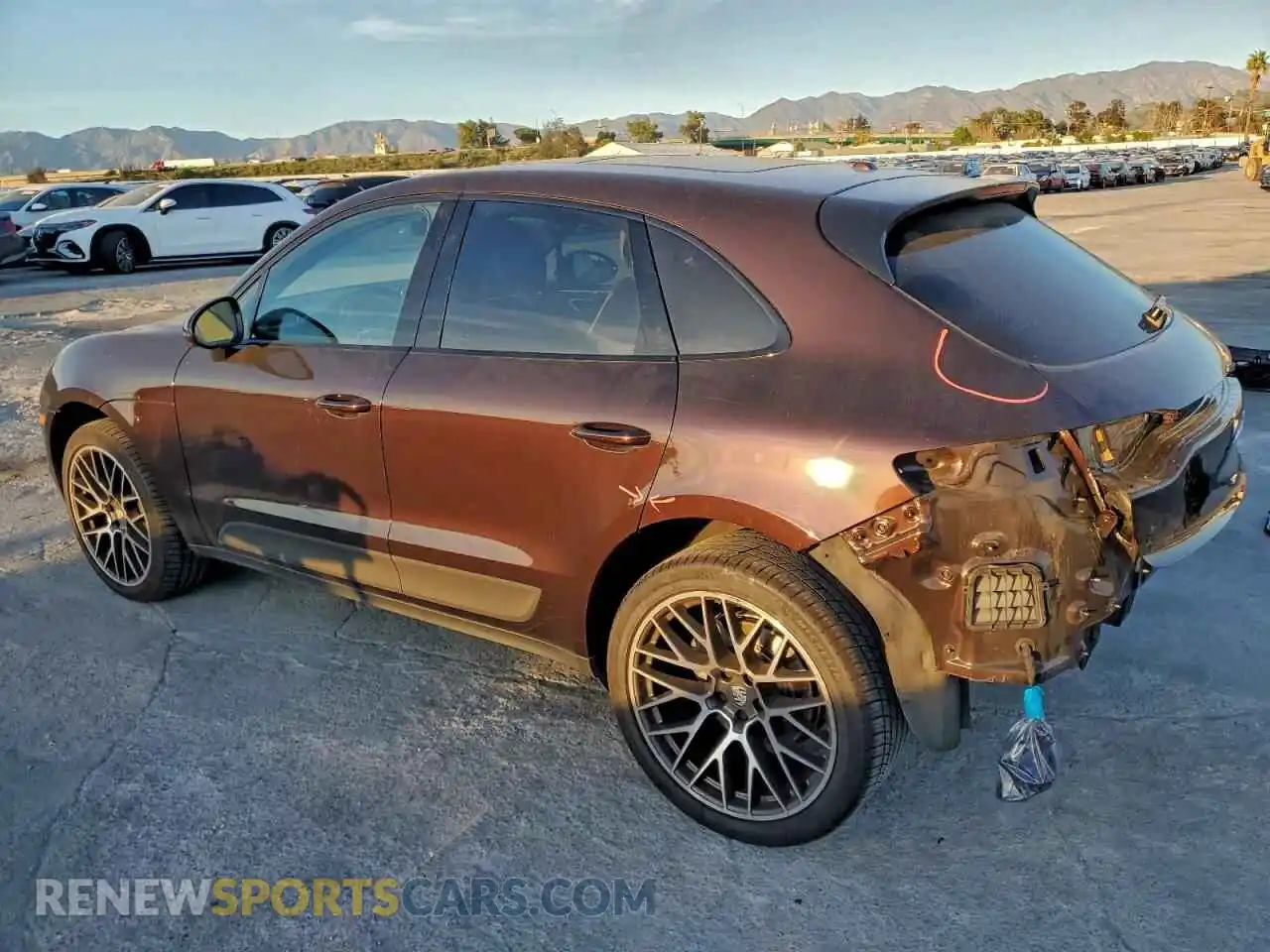 2 Photograph of a damaged car WP1AB2A58MLB35766 PORSCHE MACAN 2021