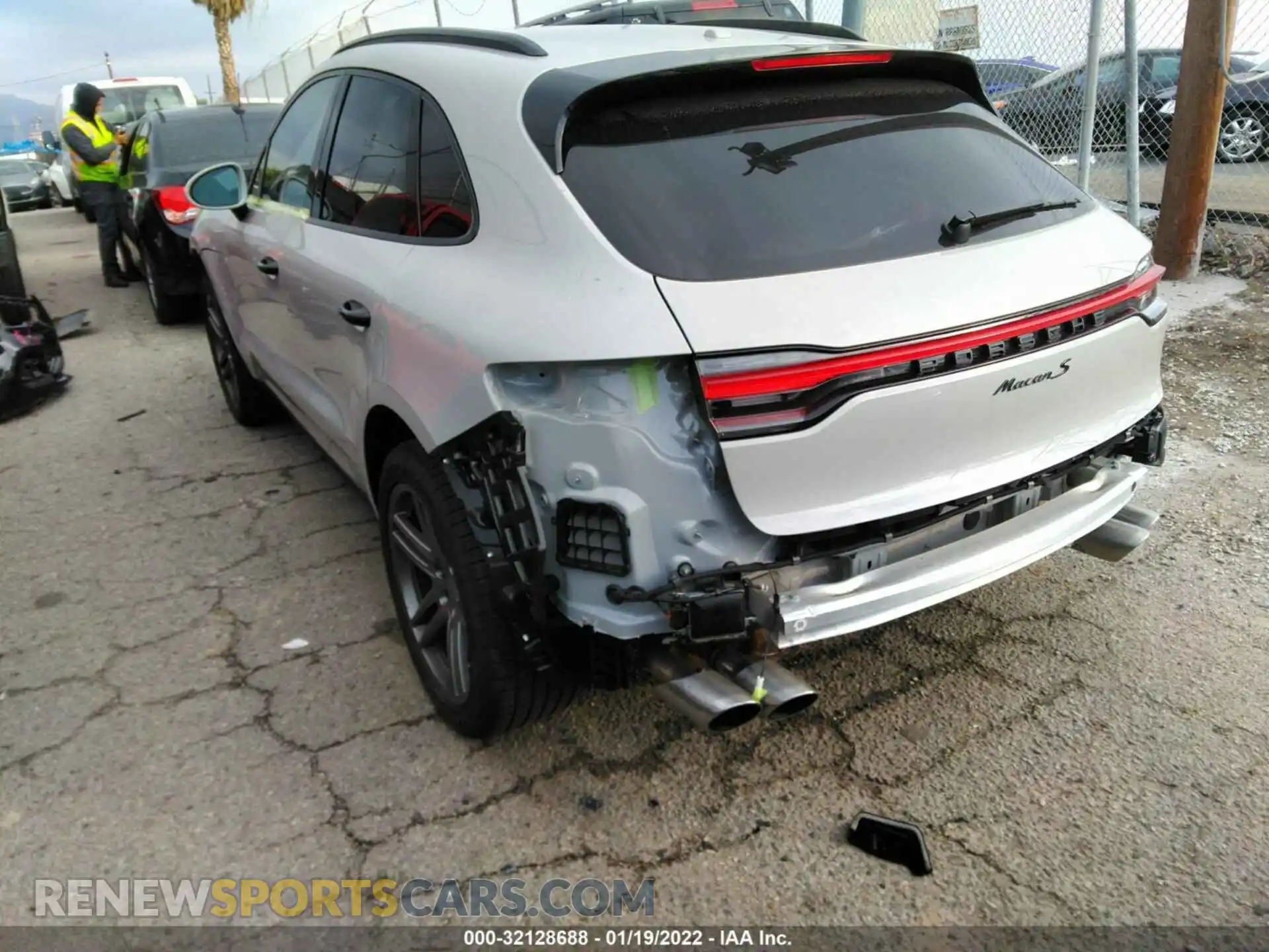 3 Photograph of a damaged car WP1AB2A58MLB36531 PORSCHE MACAN 2021