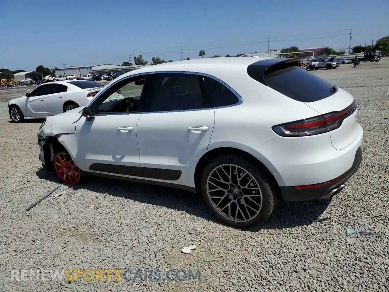 2 Photograph of a damaged car WP1AB2A59MLB30124 PORSCHE MACAN 2021