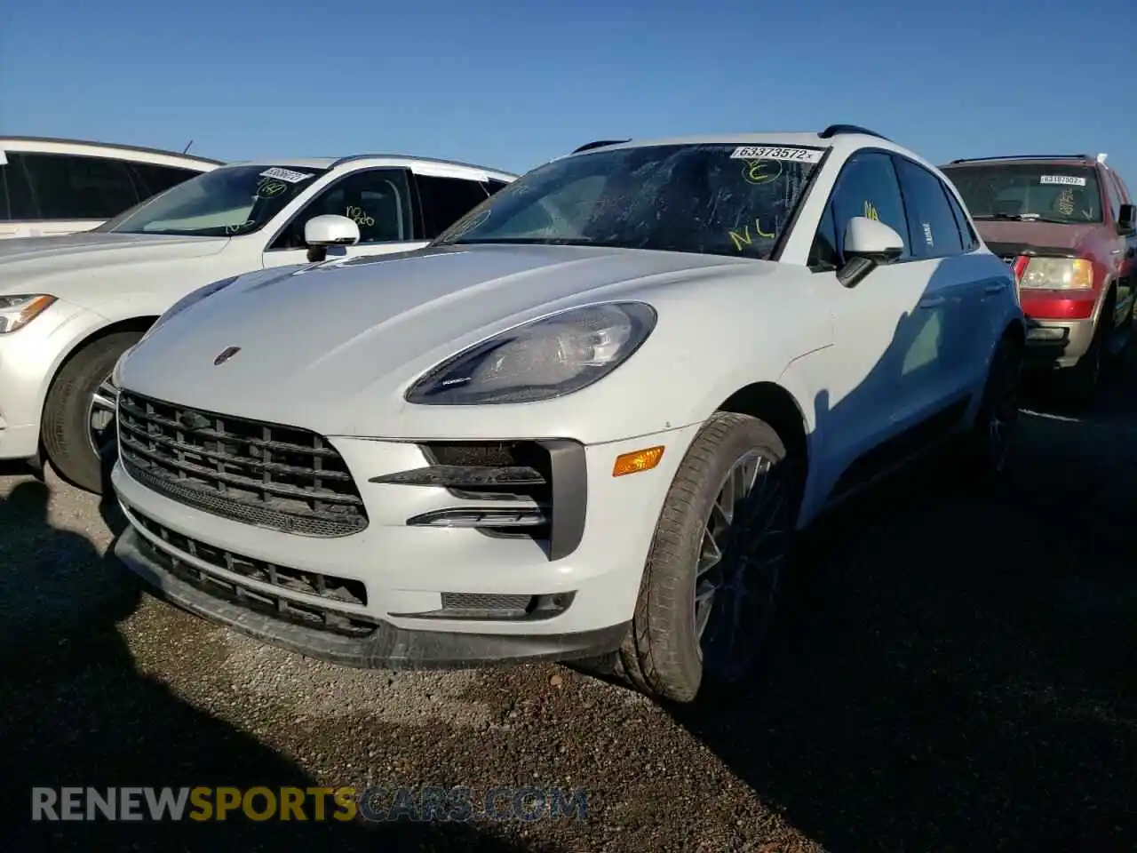 2 Photograph of a damaged car WP1AB2A59MLB31192 PORSCHE MACAN 2021