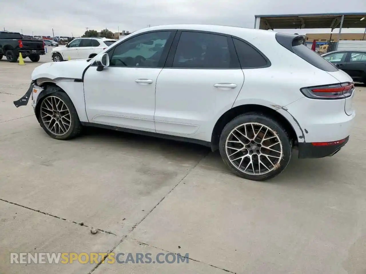 2 Photograph of a damaged car WP1AB2A59MLB38529 PORSCHE MACAN 2021