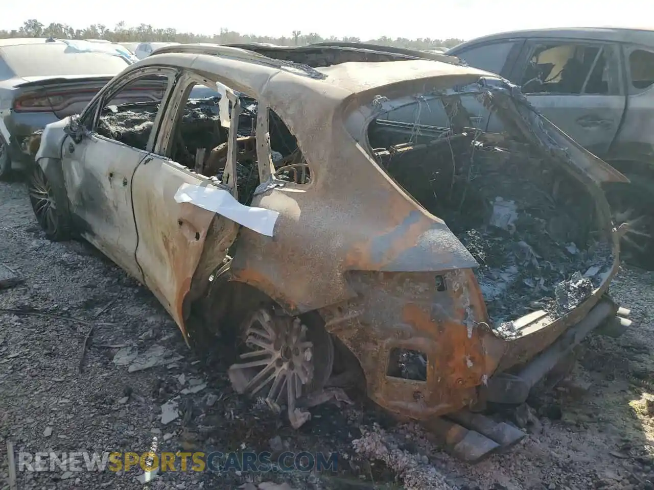 2 Photograph of a damaged car WP1AF2A59MLB60227 PORSCHE MACAN 2021