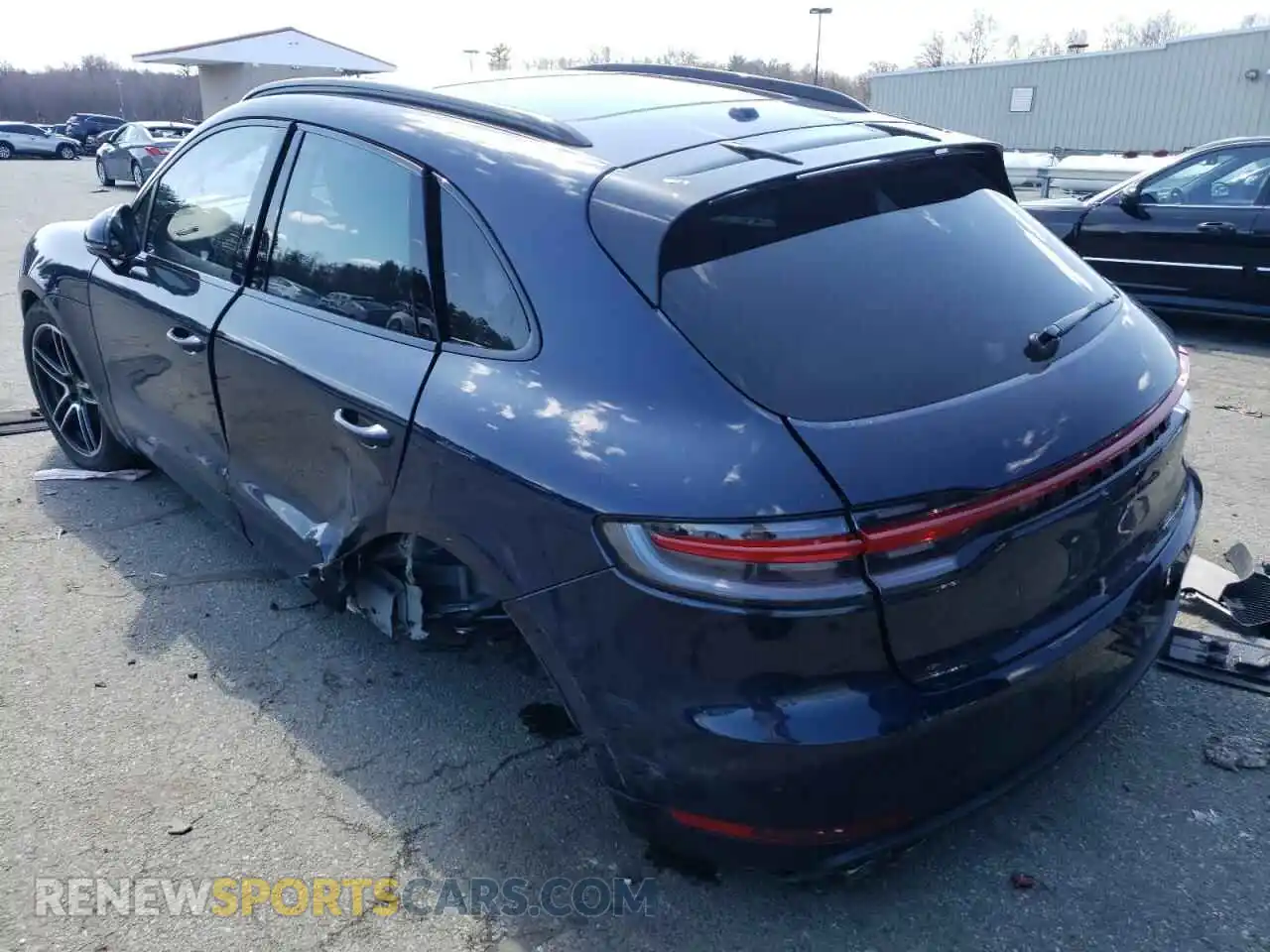 3 Photograph of a damaged car WP1AF2A59MLB60843 PORSCHE MACAN 2021