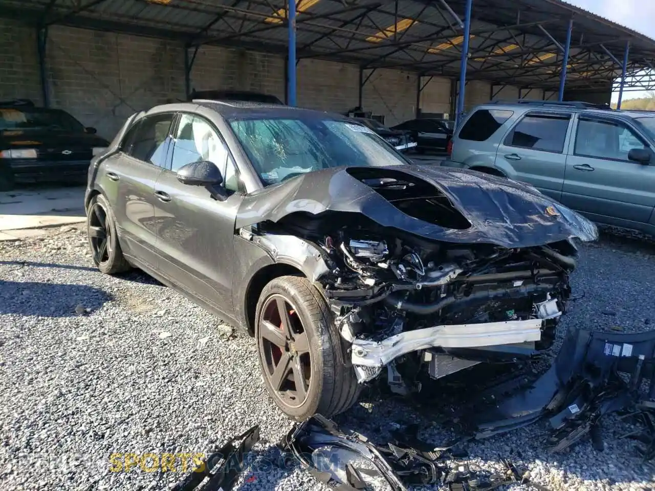 1 fotografías del automóvil dañado WP1AG2A51MLB52670 PORSCHE MACAN 2021