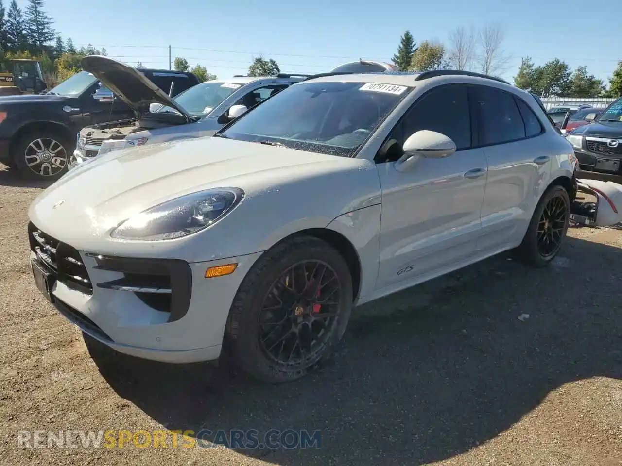 1 Photograph of a damaged car WP1AG2A51MLB53186 PORSCHE MACAN 2021