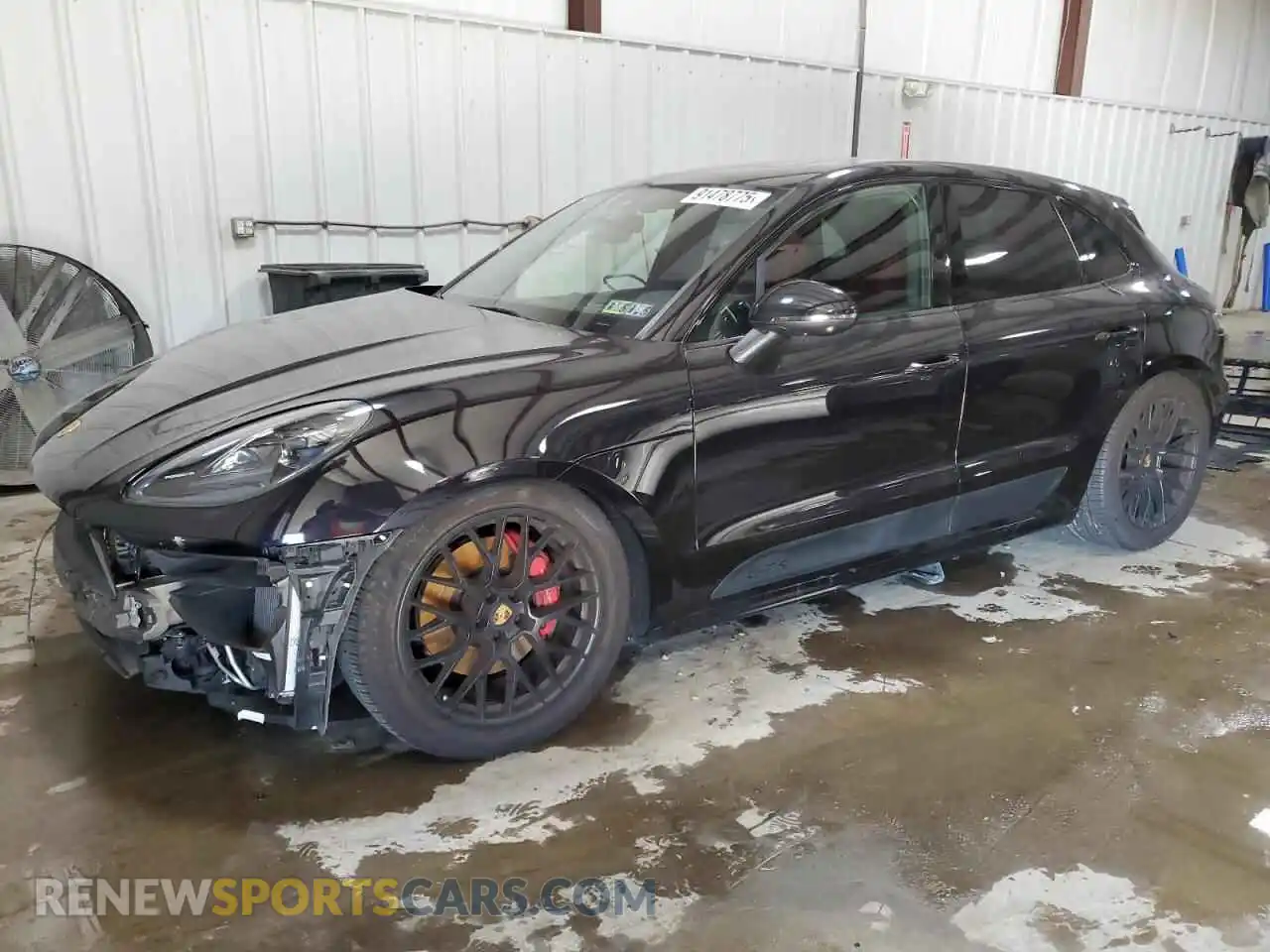 1 Photograph of a damaged car WP1AG2A53MLB51262 PORSCHE MACAN 2021
