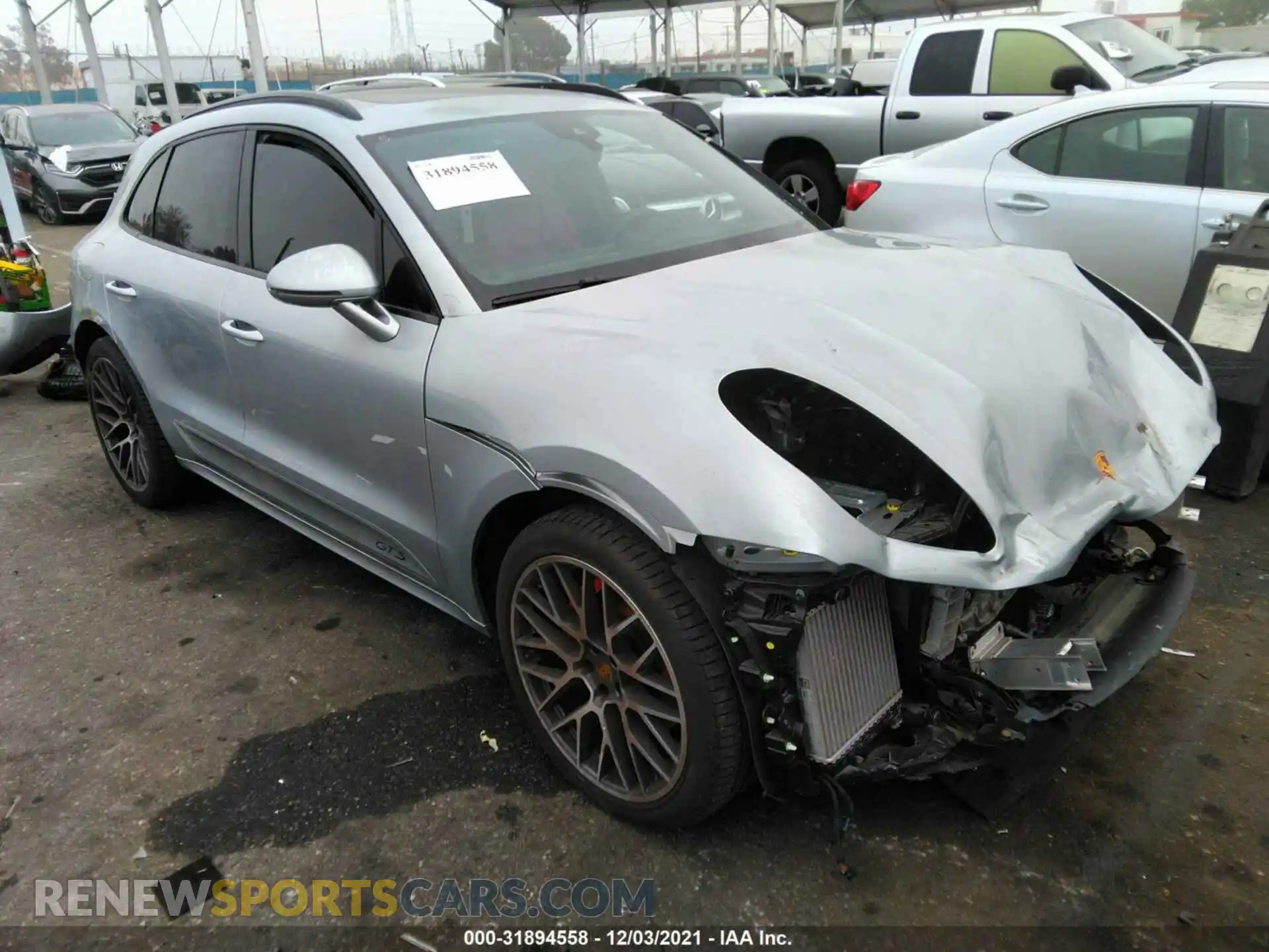 1 Photograph of a damaged car WP1AG2A55MLB50016 PORSCHE MACAN 2021