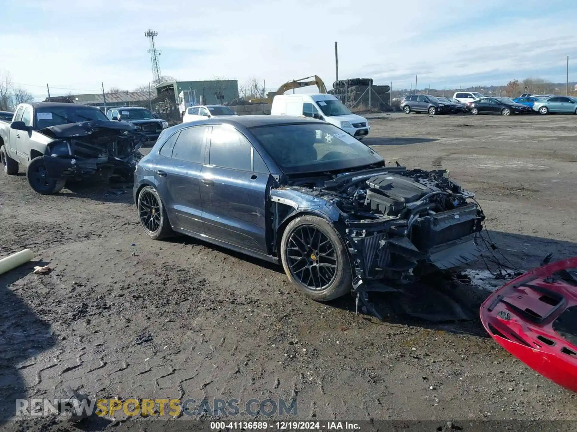 1 Photograph of a damaged car WP1AG2A56MLB53586 PORSCHE MACAN 2021