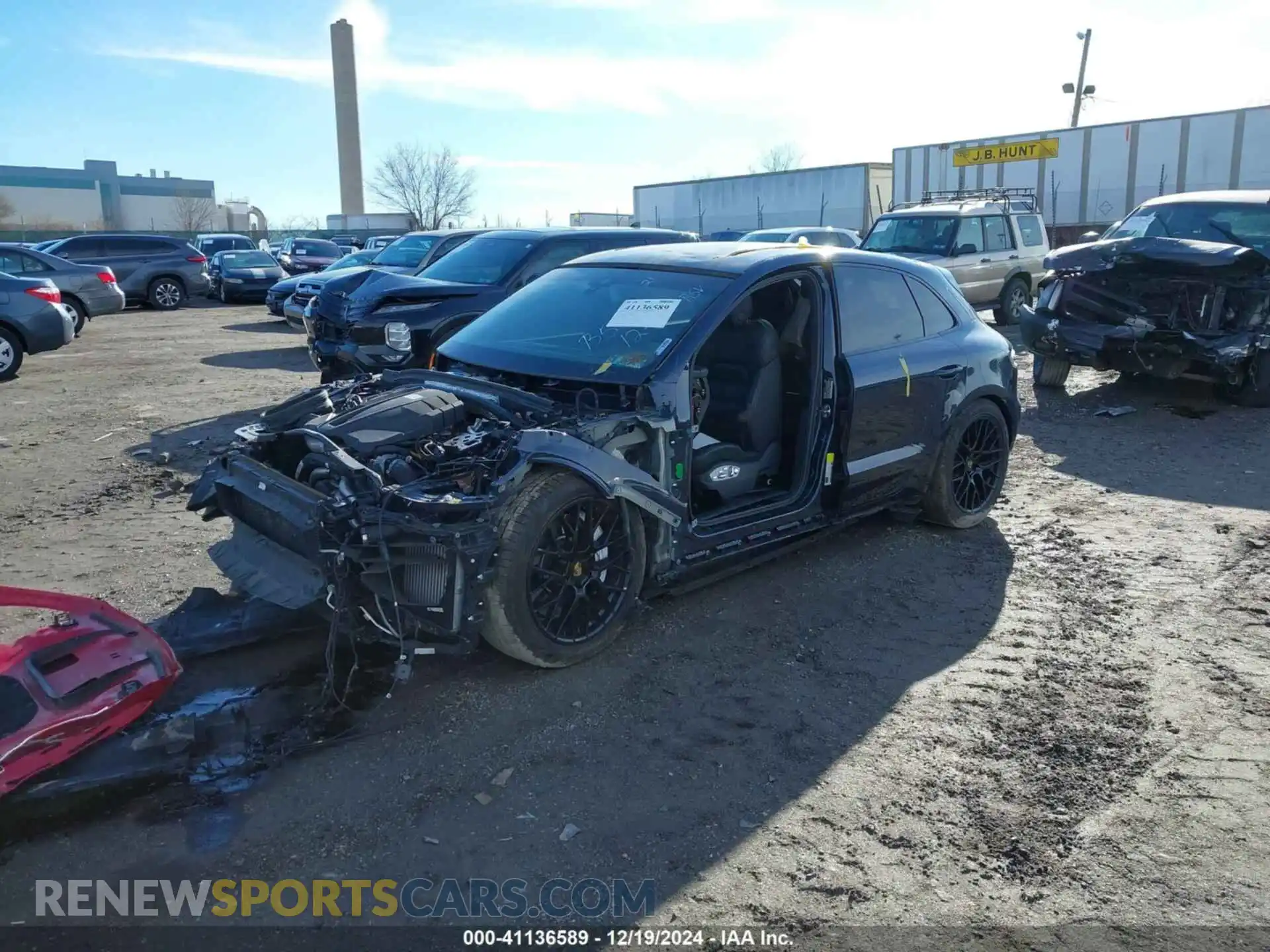 2 Photograph of a damaged car WP1AG2A56MLB53586 PORSCHE MACAN 2021
