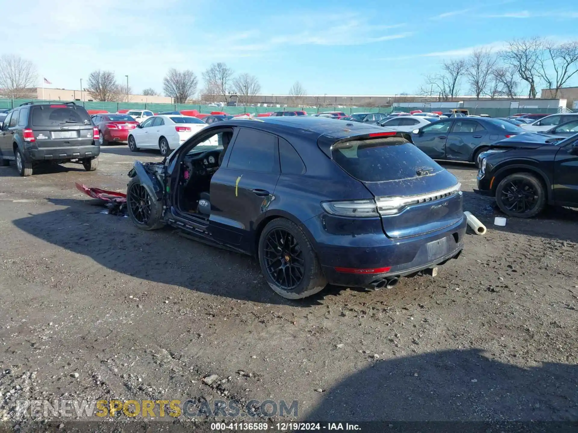 3 Photograph of a damaged car WP1AG2A56MLB53586 PORSCHE MACAN 2021