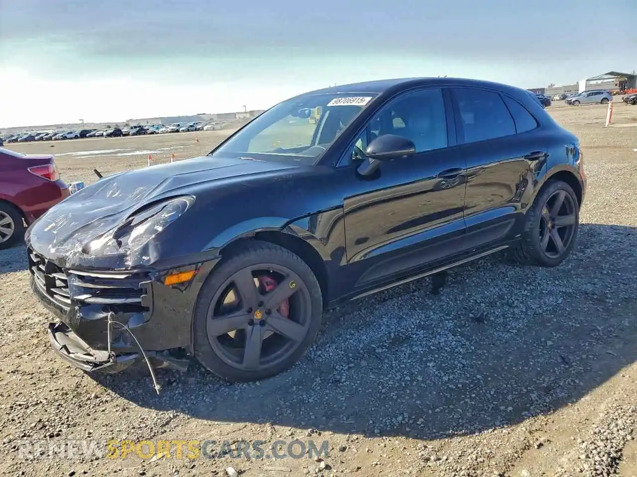 1 Photograph of a damaged car WP1AG2A59MLB51203 PORSCHE MACAN 2021