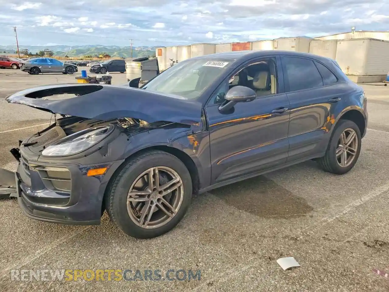 1 Photograph of a damaged car WP1AA2A50NLB07111 PORSCHE MACAN 2022