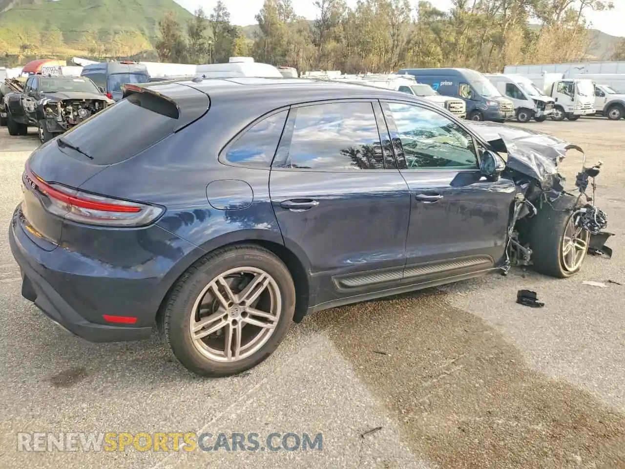 3 Photograph of a damaged car WP1AA2A50NLB07111 PORSCHE MACAN 2022
