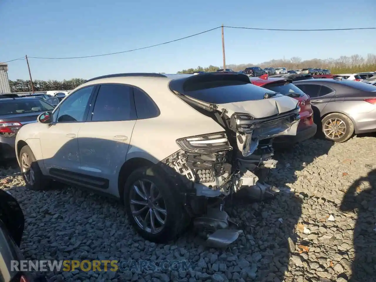 2 Photograph of a damaged car WP1AA2A52NLB07806 PORSCHE MACAN 2022
