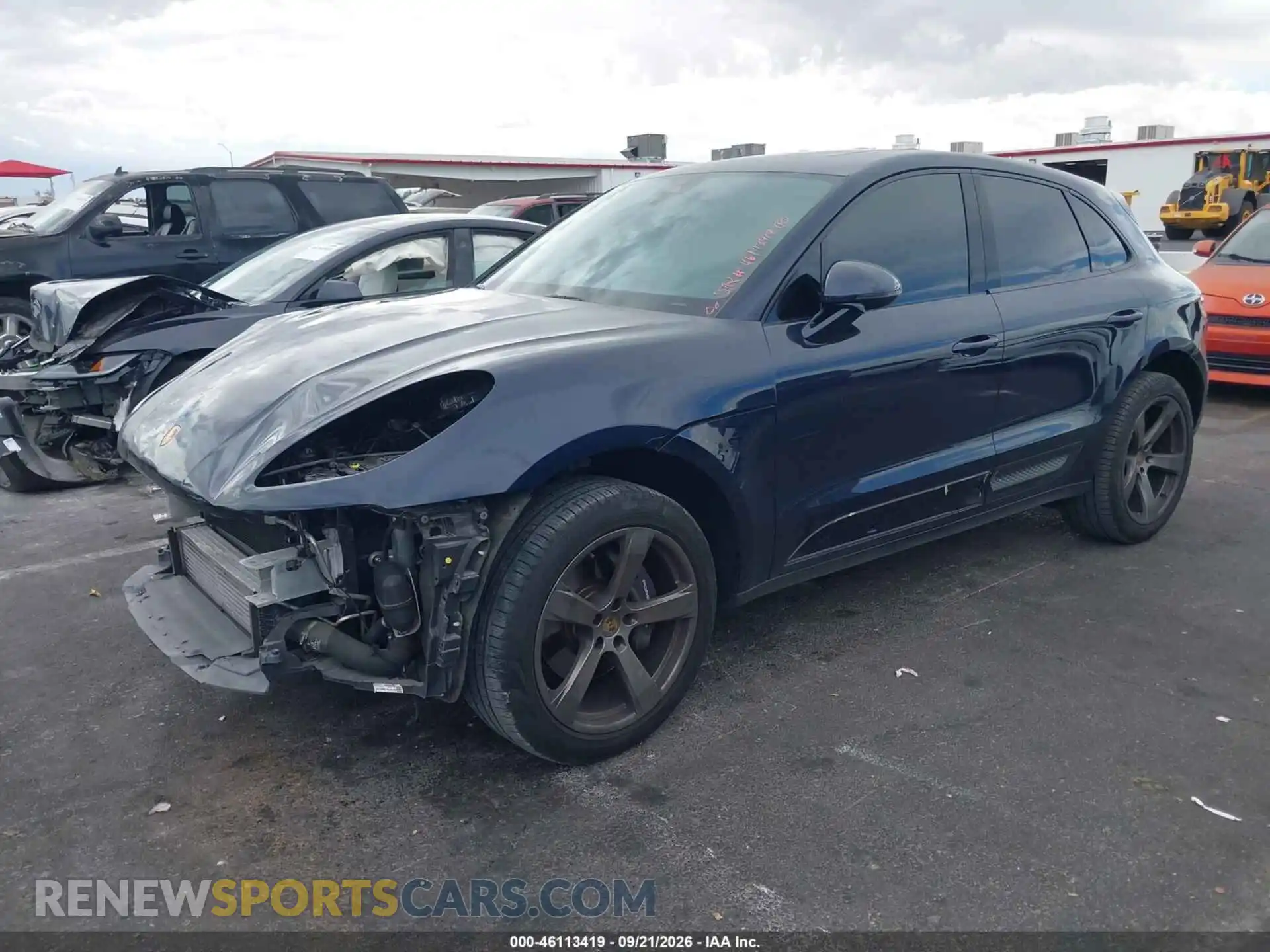 2 fotografías del automóvil dañado WP1AA2A56NLB05282 PORSCHE MACAN 2022