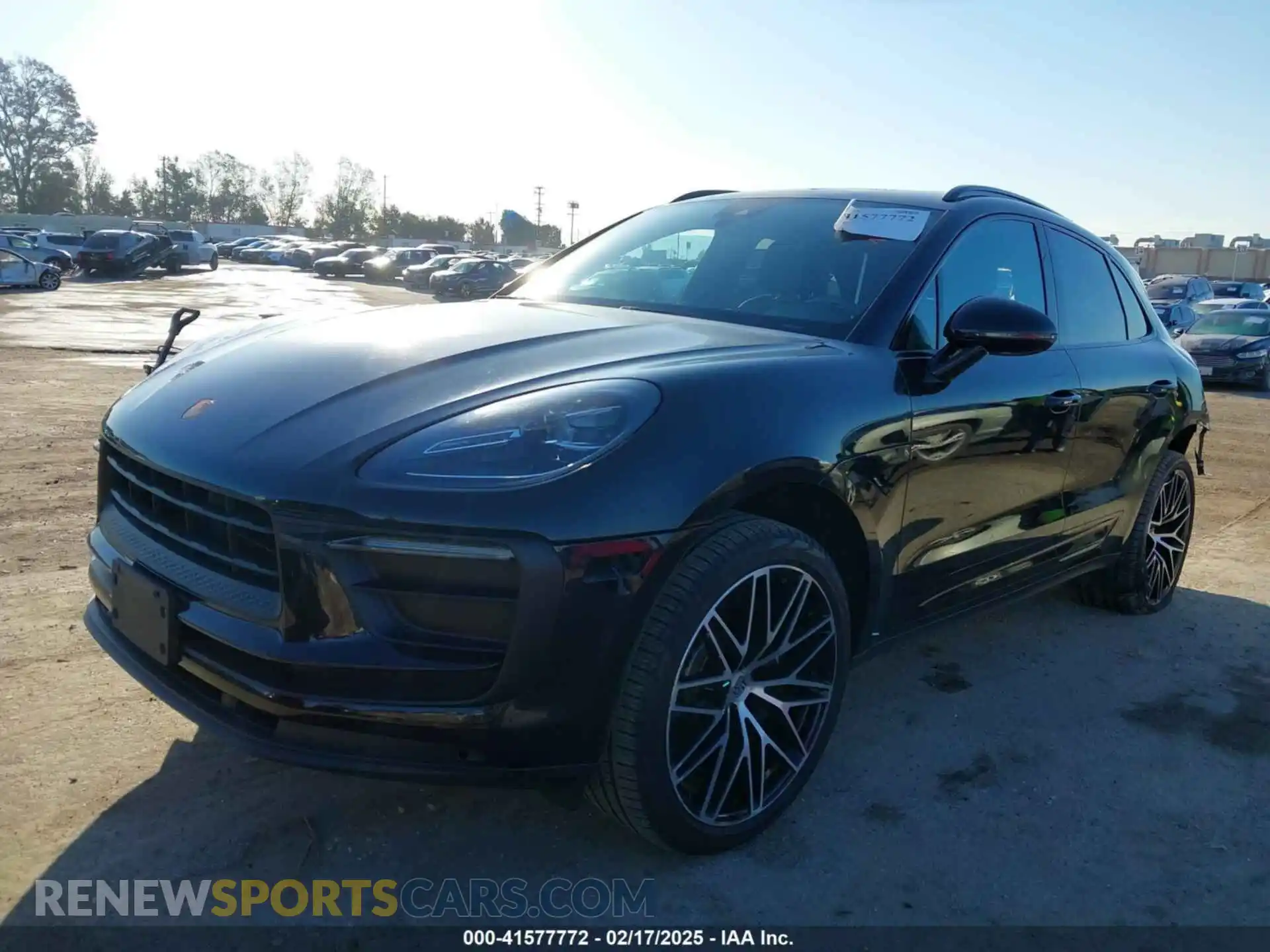 2 Photograph of a damaged car WP1AA2A56NLB12166 PORSCHE MACAN 2022
