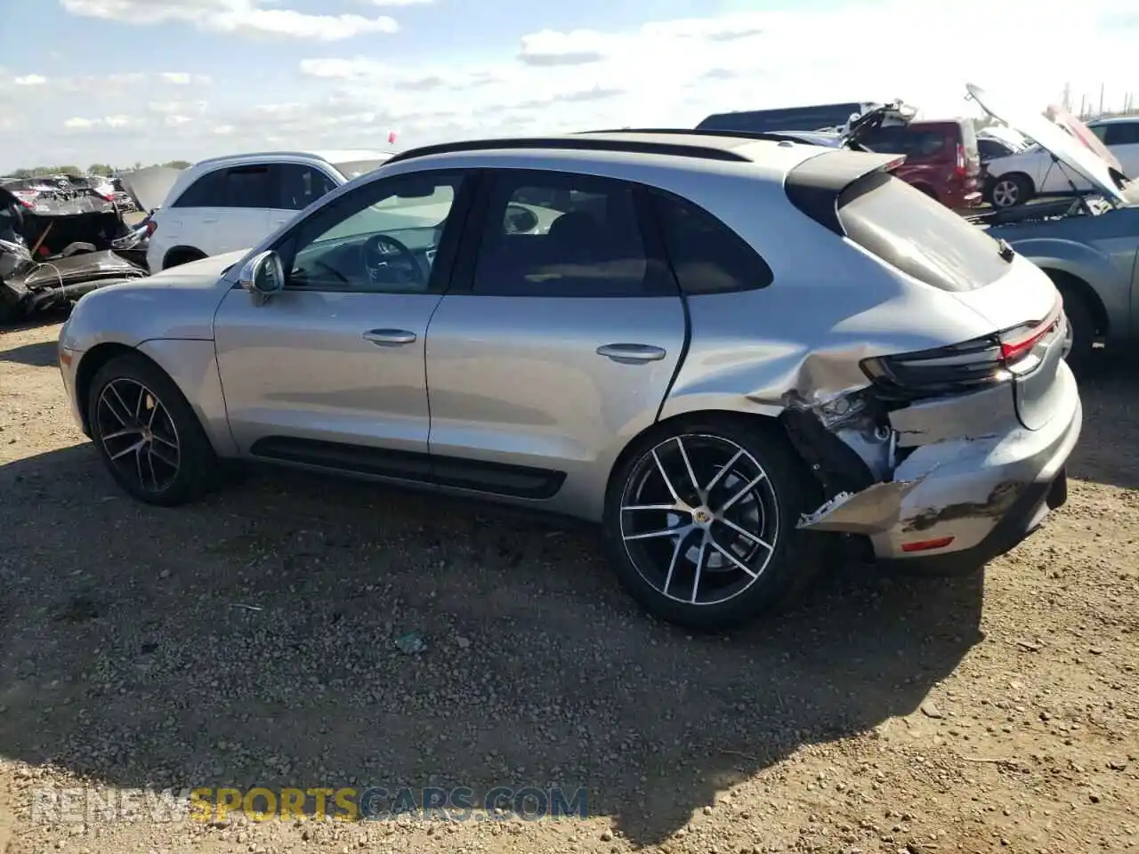 2 Photograph of a damaged car WP1AA2A58NLB10466 PORSCHE MACAN 2022