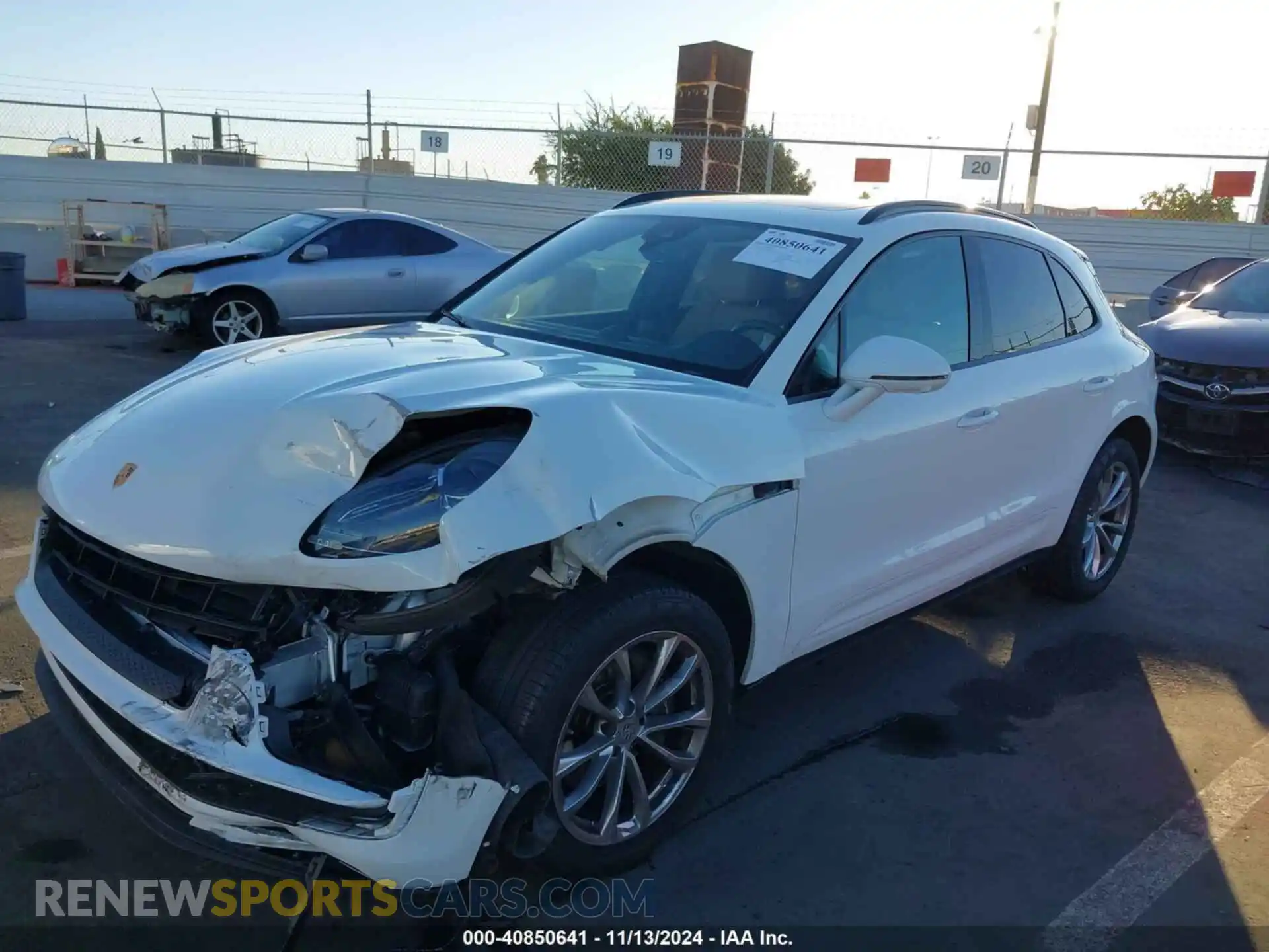 2 Photograph of a damaged car WP1AA2A5XNLB07407 PORSCHE MACAN 2022