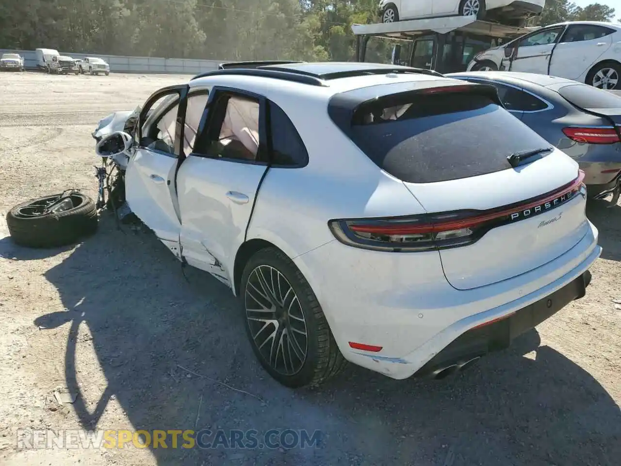 3 Photograph of a damaged car WP1AG2A57NLB22011 PORSCHE MACAN 2022