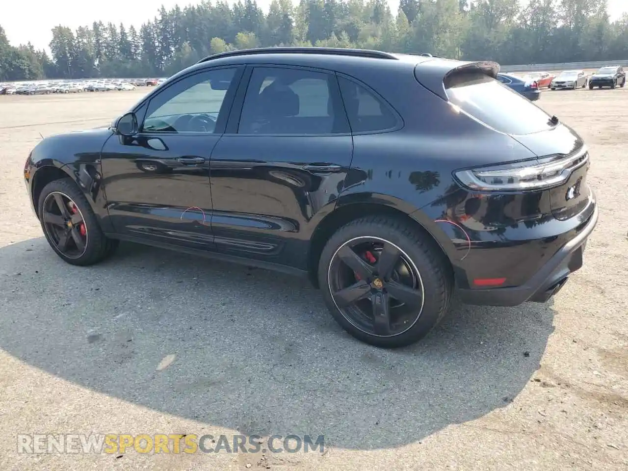 2 Photograph of a damaged car WP1AG2A57NLB24616 PORSCHE MACAN 2022