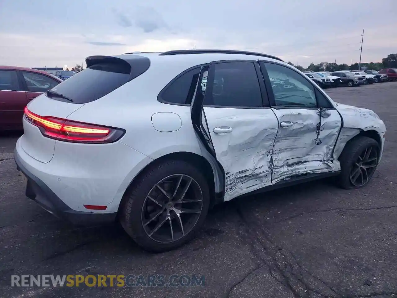 3 Photograph of a damaged car WP1AA2A51PLB10439 PORSCHE MACAN 2023
