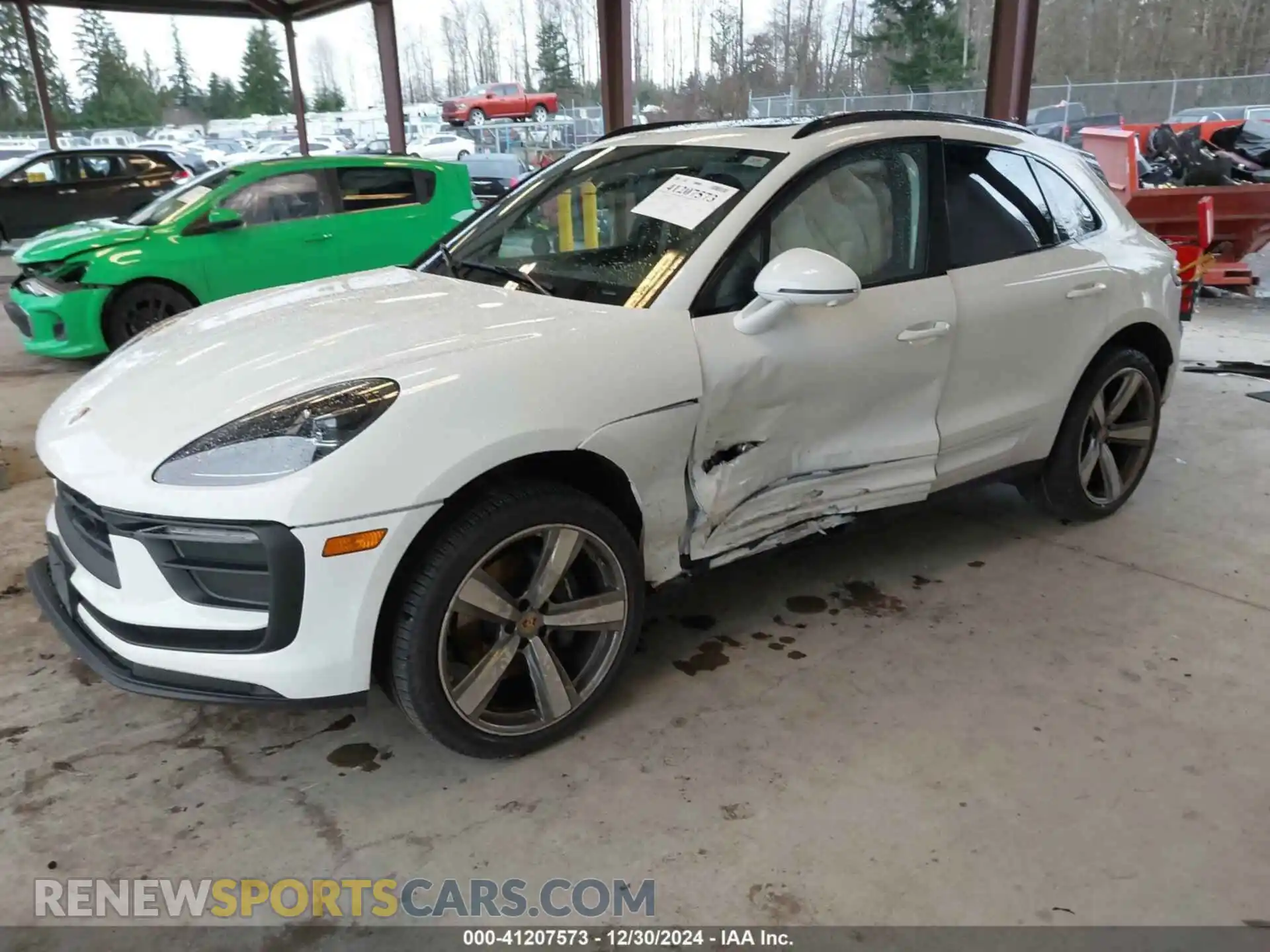 2 Photograph of a damaged car WP1AA2A53PLB08241 PORSCHE MACAN 2023