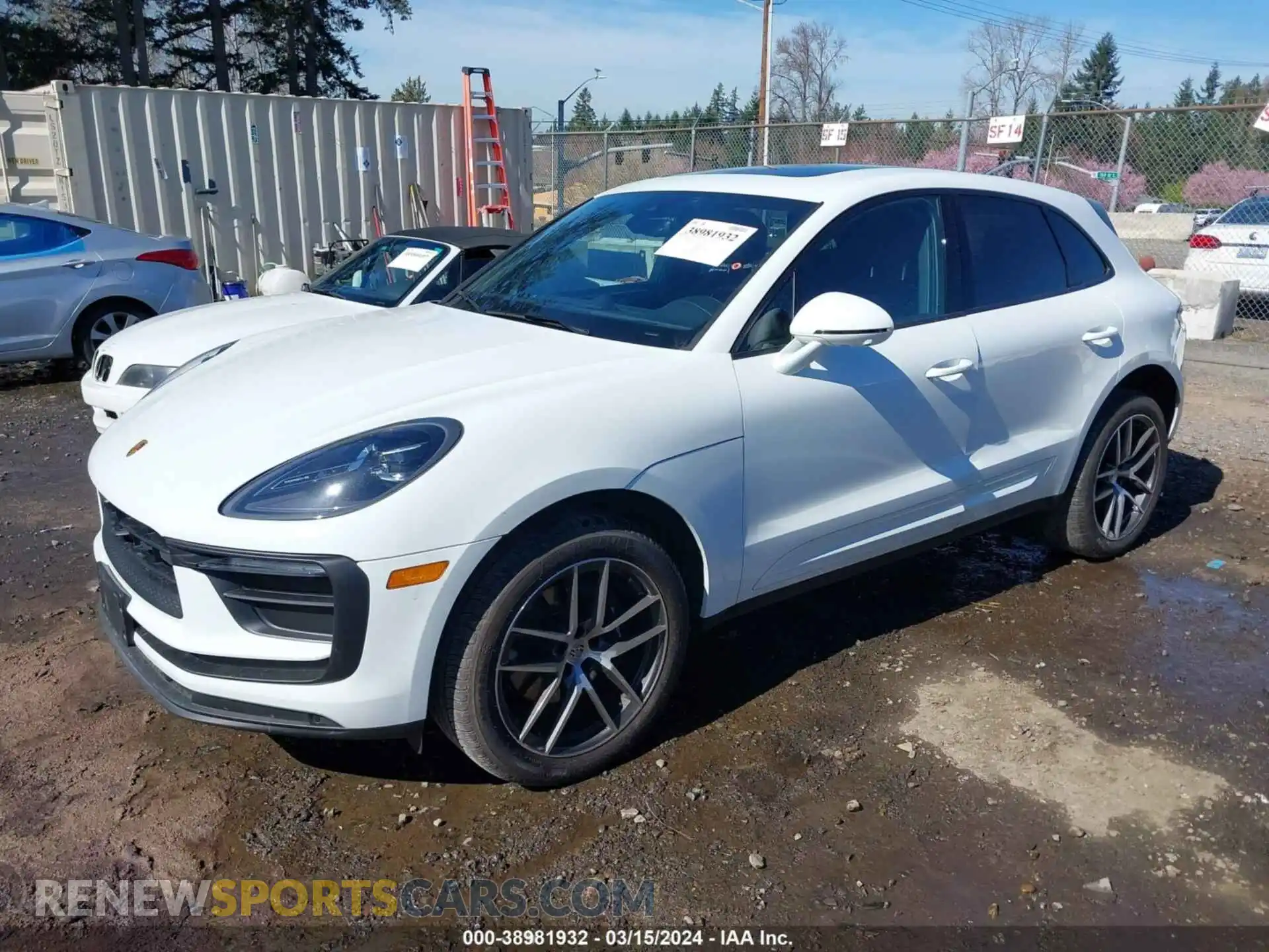 2 Photograph of a damaged car WP1AA2A53PLB12015 PORSCHE MACAN 2023