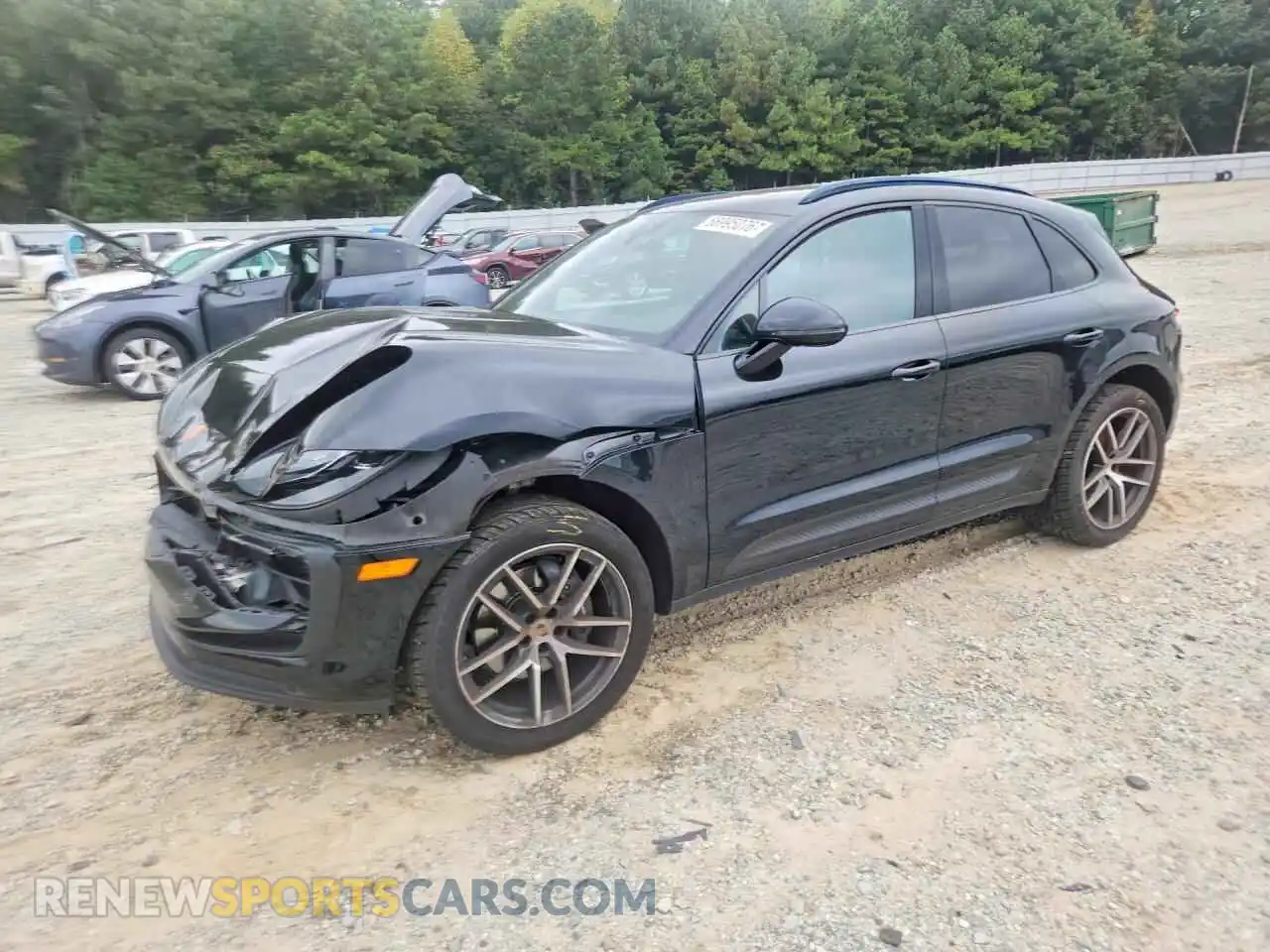 1 Photograph of a damaged car WP1AA2A53PLB19790 PORSCHE MACAN 2023