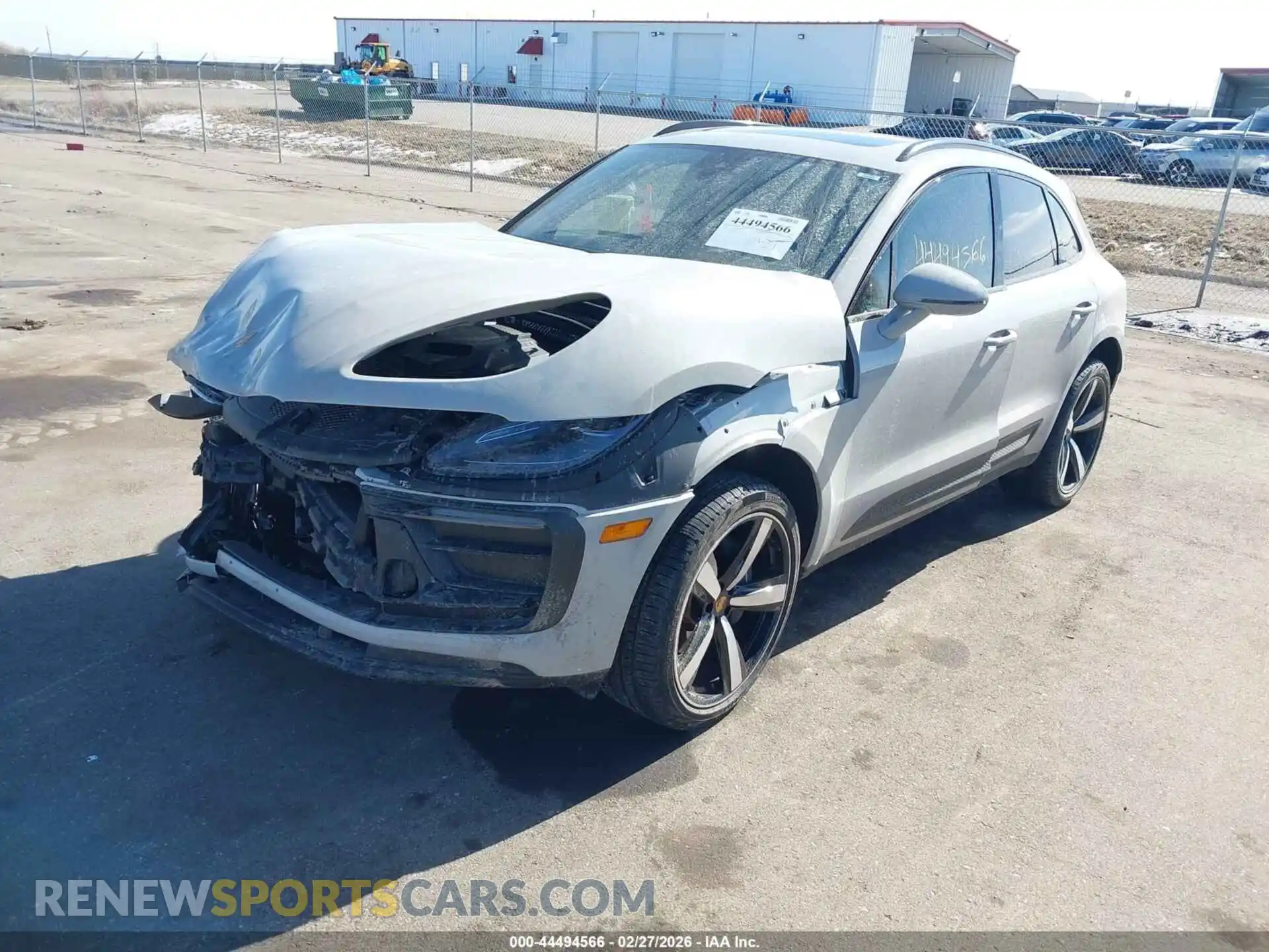 2 Photograph of a damaged car WP1AA2A55PLB17944 PORSCHE MACAN 2023