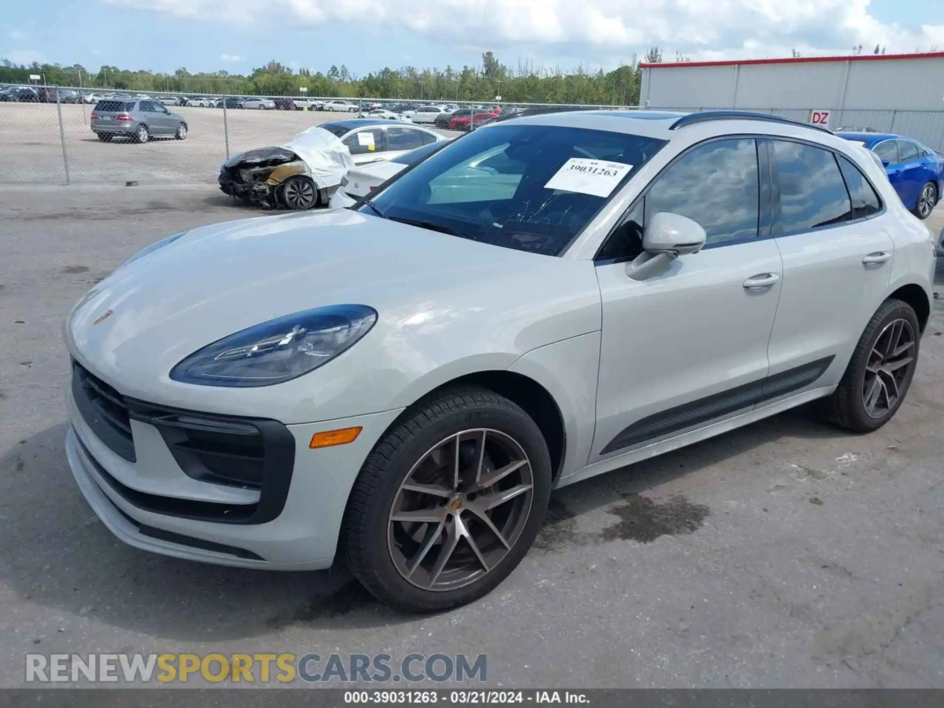 2 Photograph of a damaged car WP1AA2A56PLB14468 PORSCHE MACAN 2023