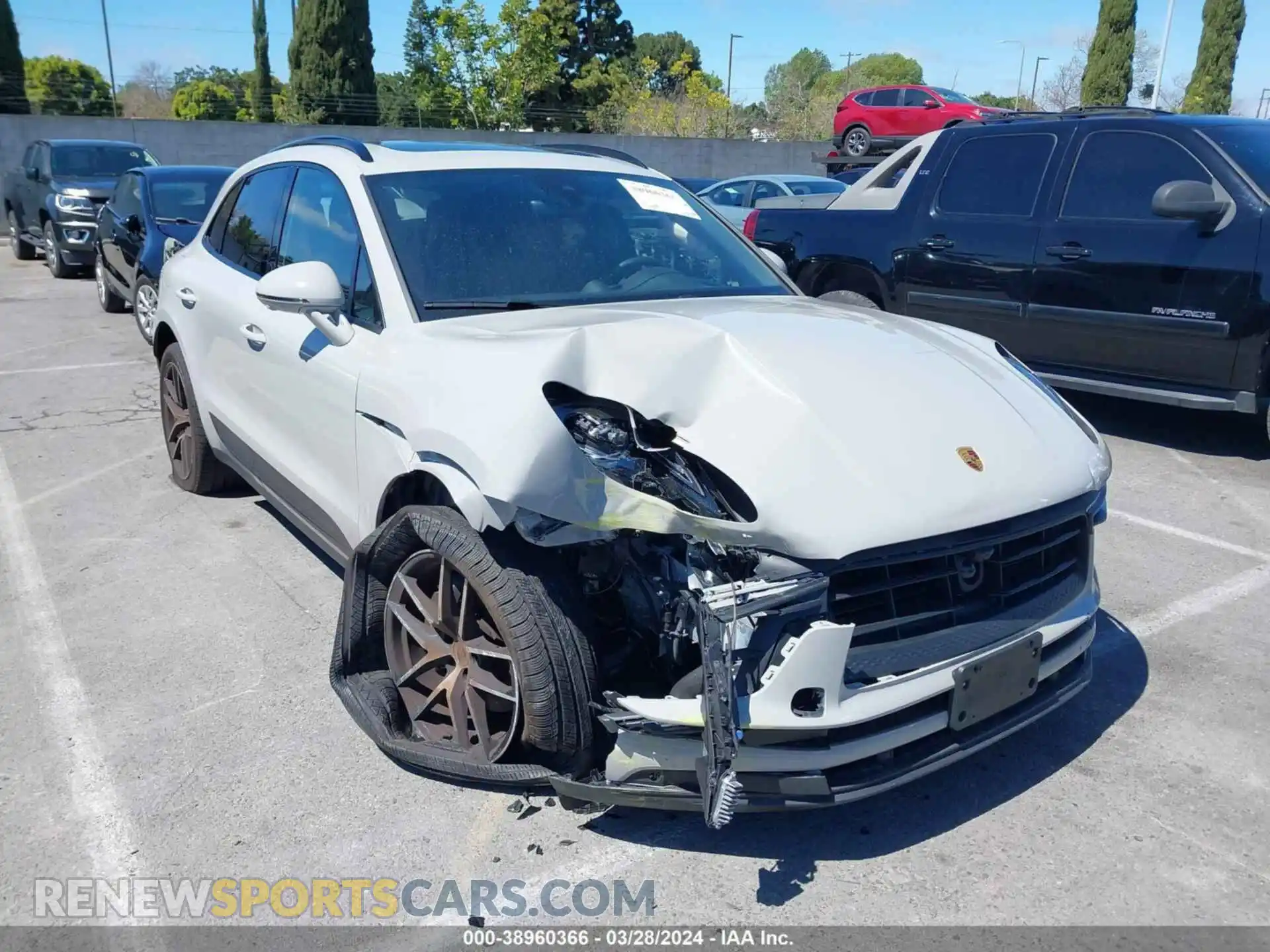 1 Photograph of a damaged car WP1AA2A59PLB06851 PORSCHE MACAN 2023