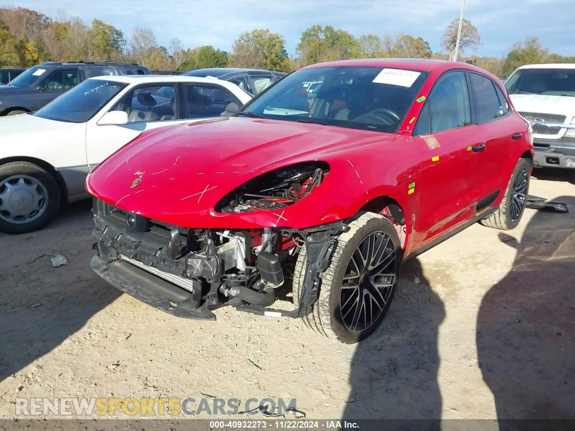 2 fotografías del automóvil dañado WP1AA2A59PLB09832 PORSCHE MACAN 2023