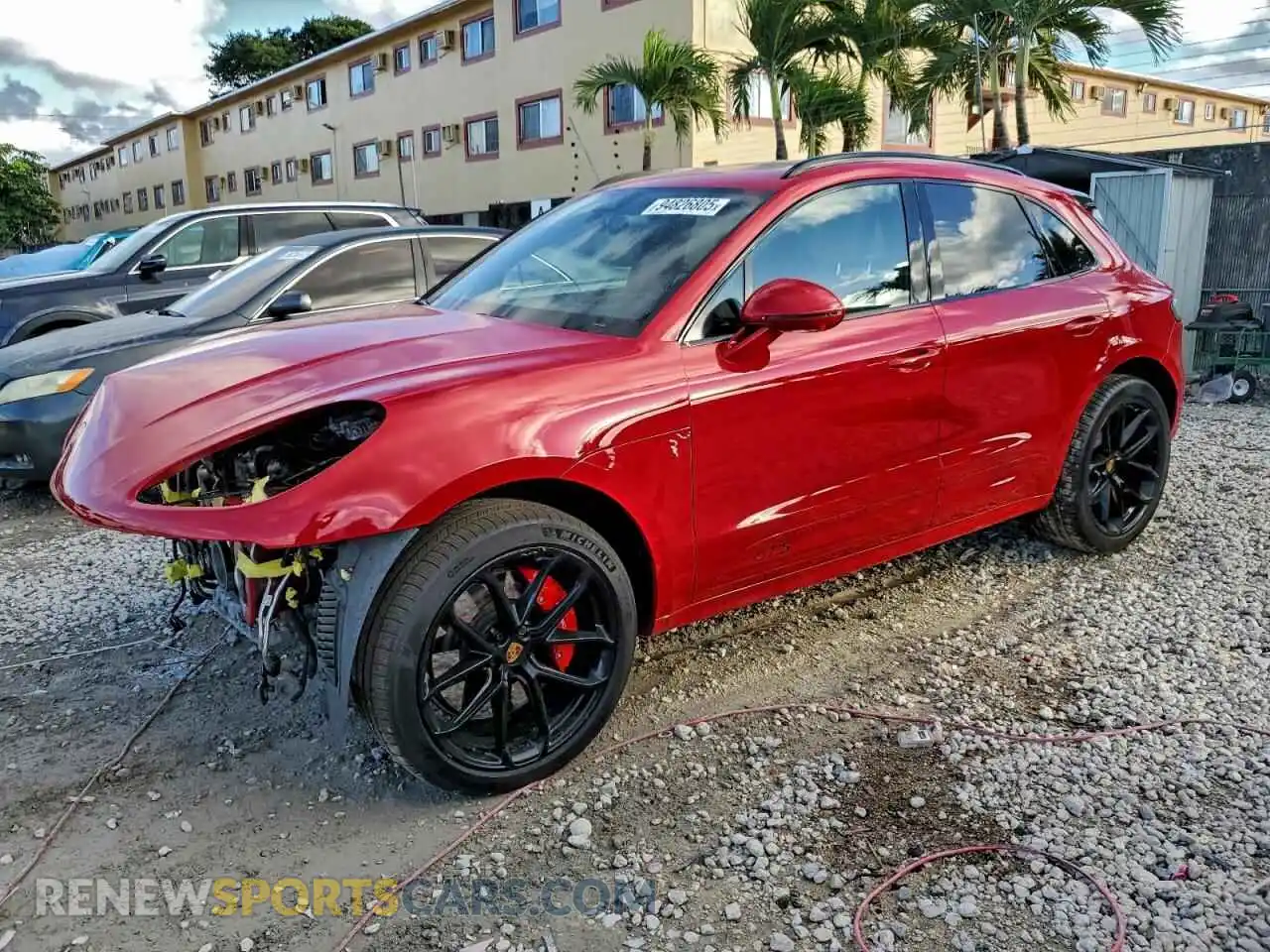 1 Photograph of a damaged car WP1AF2A50PLB57835 PORSCHE MACAN 2023