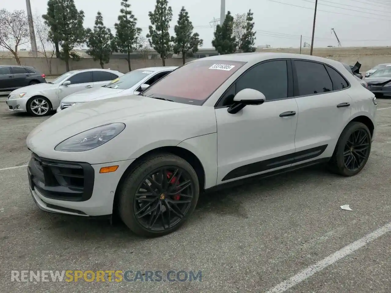 1 Photograph of a damaged car WP1AF2A52PLB55214 PORSCHE MACAN 2023