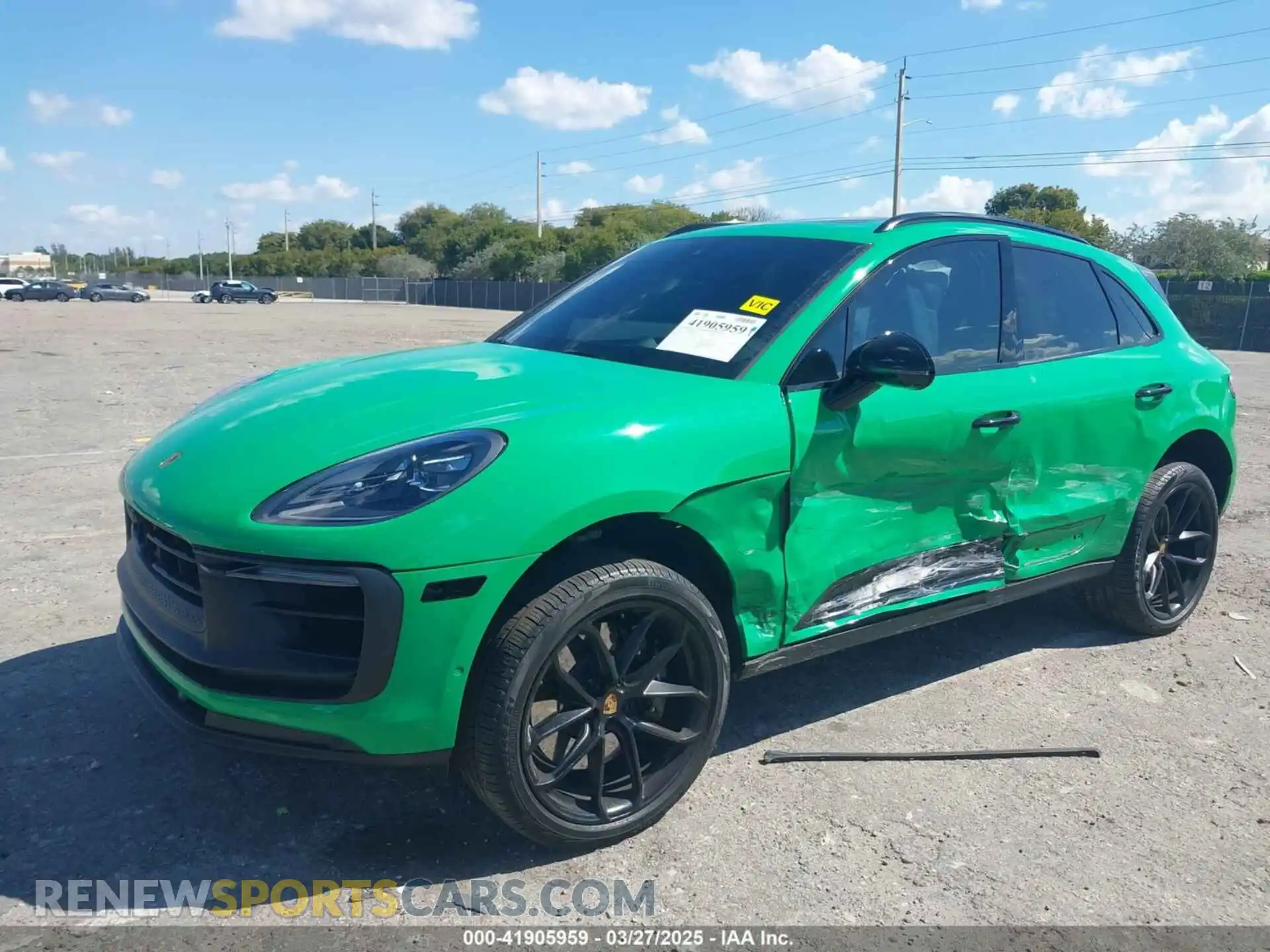 2 Photograph of a damaged car WP1AF2A55PLB56955 PORSCHE MACAN 2023