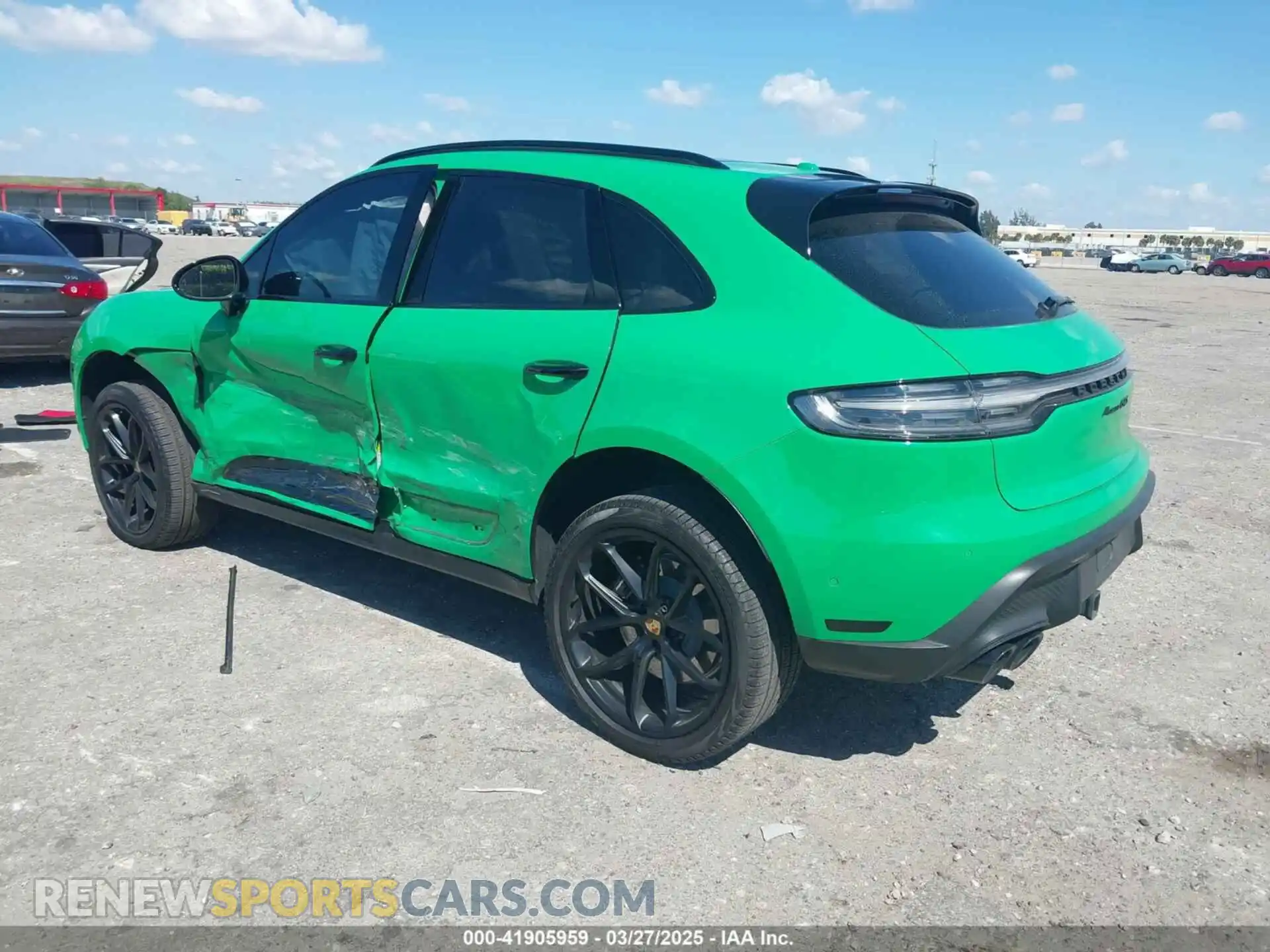 3 Photograph of a damaged car WP1AF2A55PLB56955 PORSCHE MACAN 2023