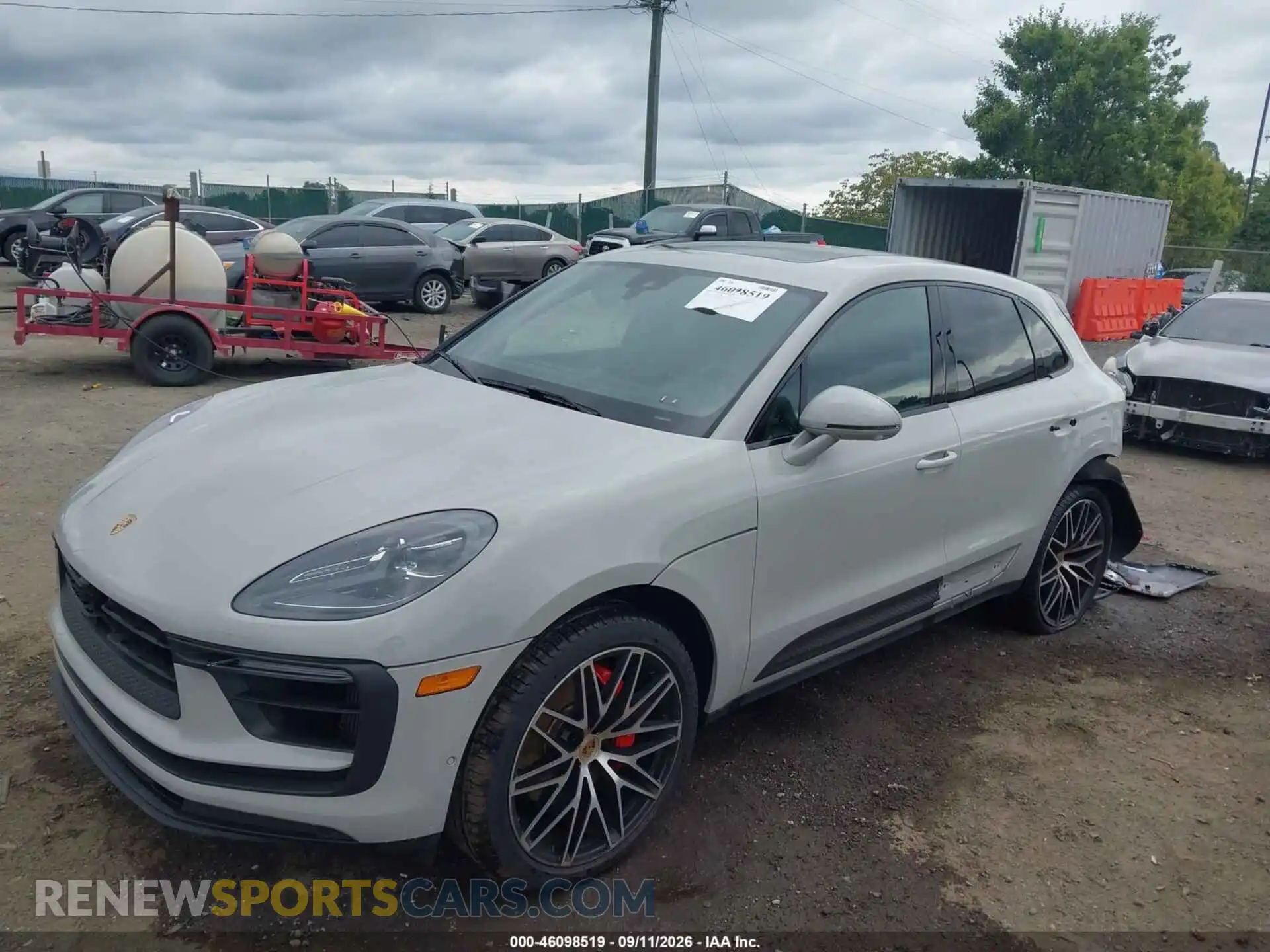 2 Photograph of a damaged car WP1AG2A50PLB35153 PORSCHE MACAN 2023