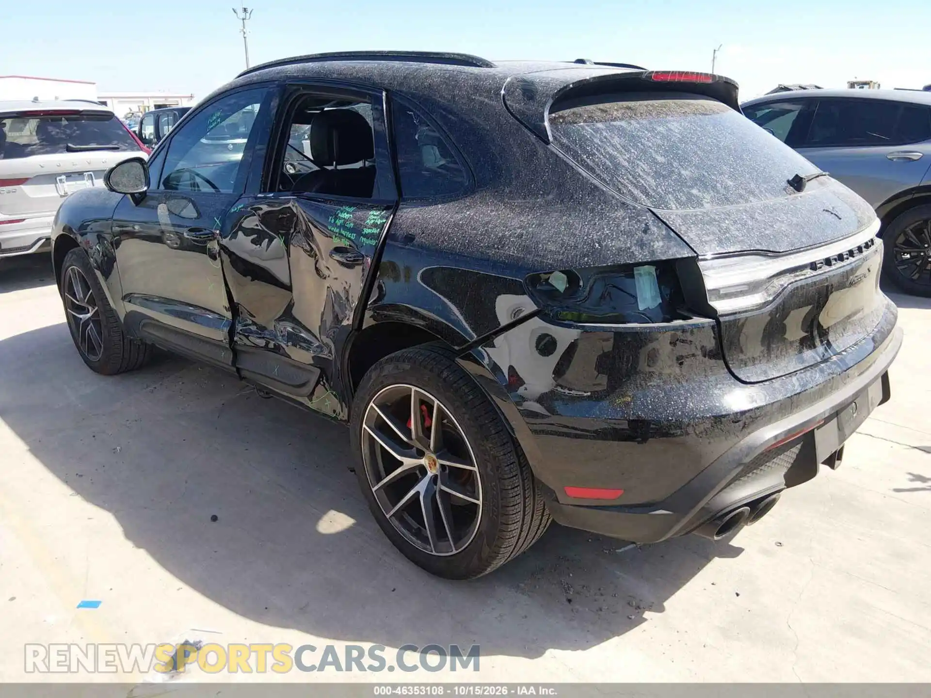3 Фотография поврежденного автомобиля WP1AG2A50PLB35850 PORSCHE MACAN 2023