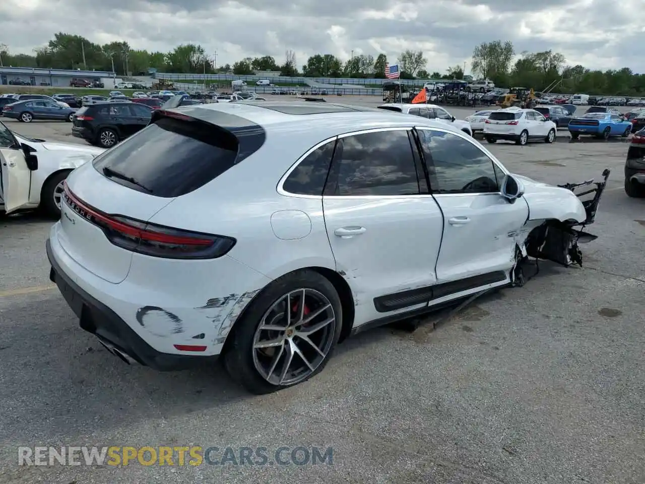 3 Photograph of a damaged car WP1AG2A51PLB40569 PORSCHE MACAN 2023